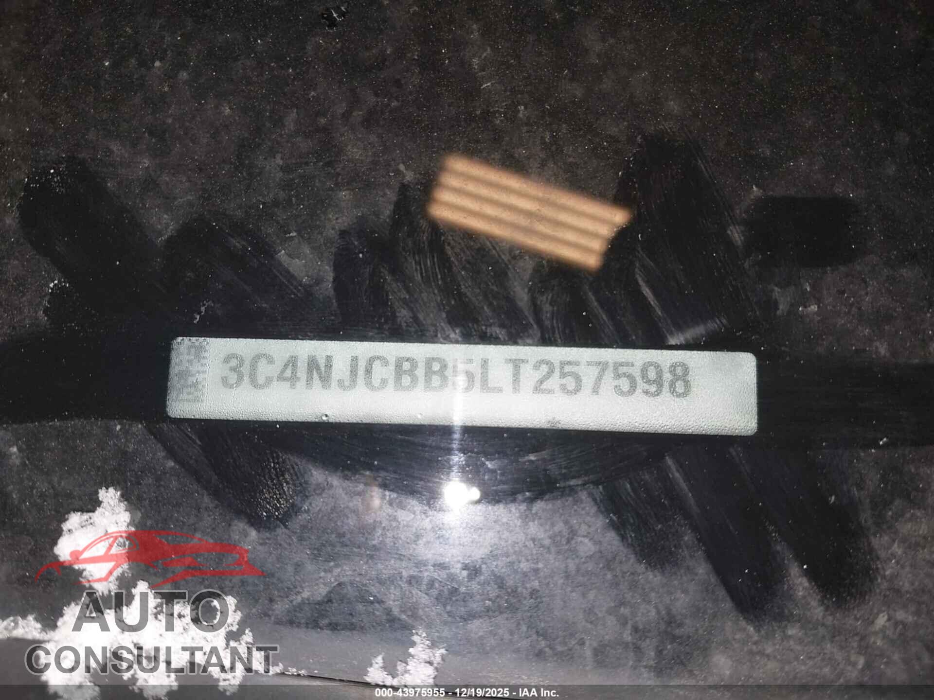 JEEP COMPASS 2020 - 3C4NJCBB5LT257598
