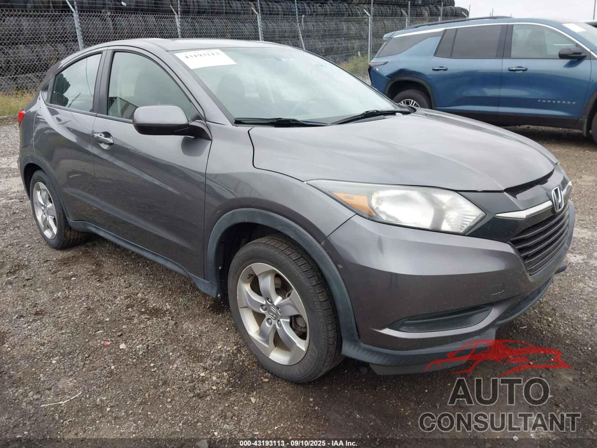HONDA HR-V 2016 - 3CZRU6H3XGM729055