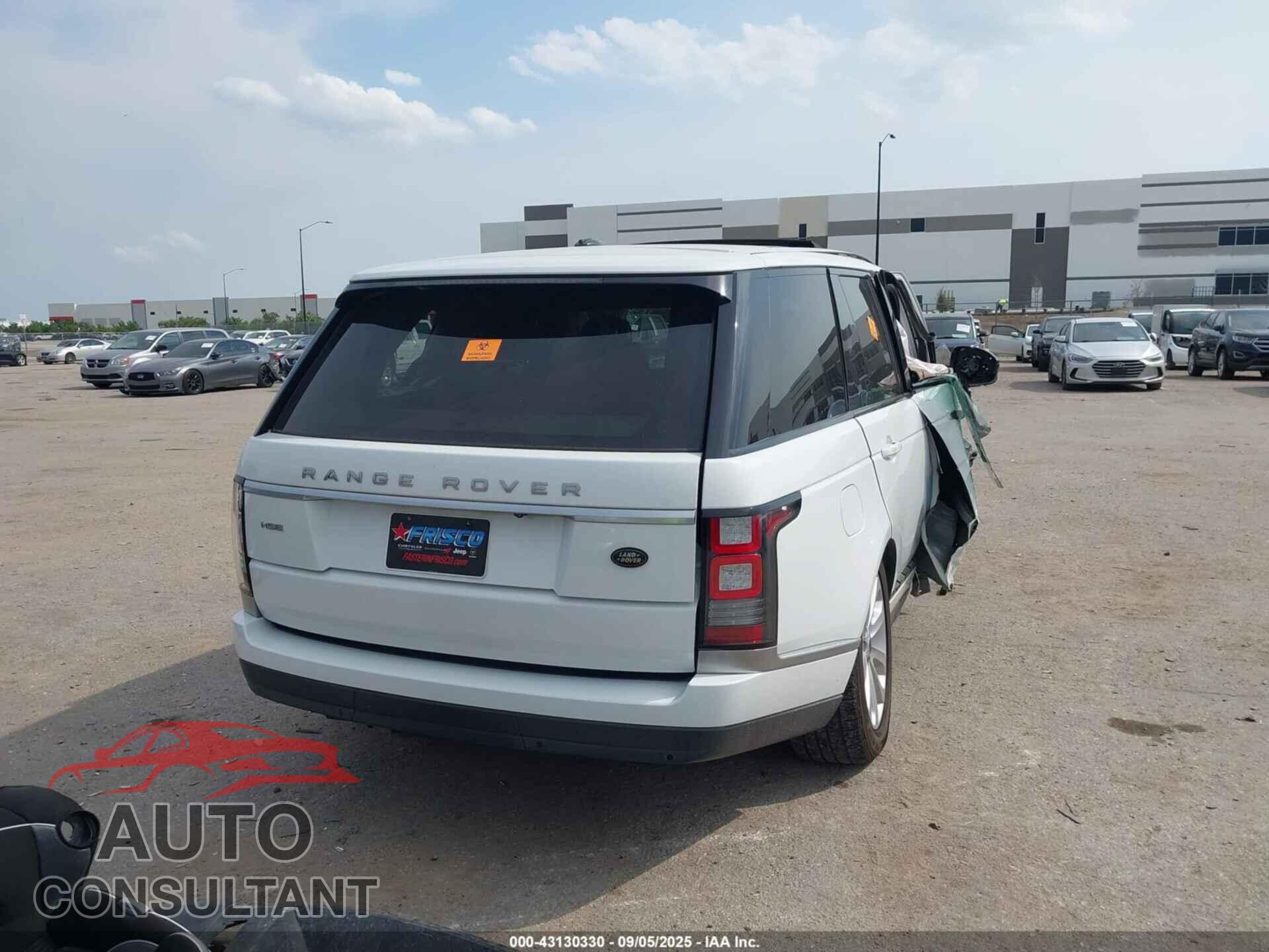 LAND ROVER RANGE ROVER 2013 - SALGS2DF9DA118804
