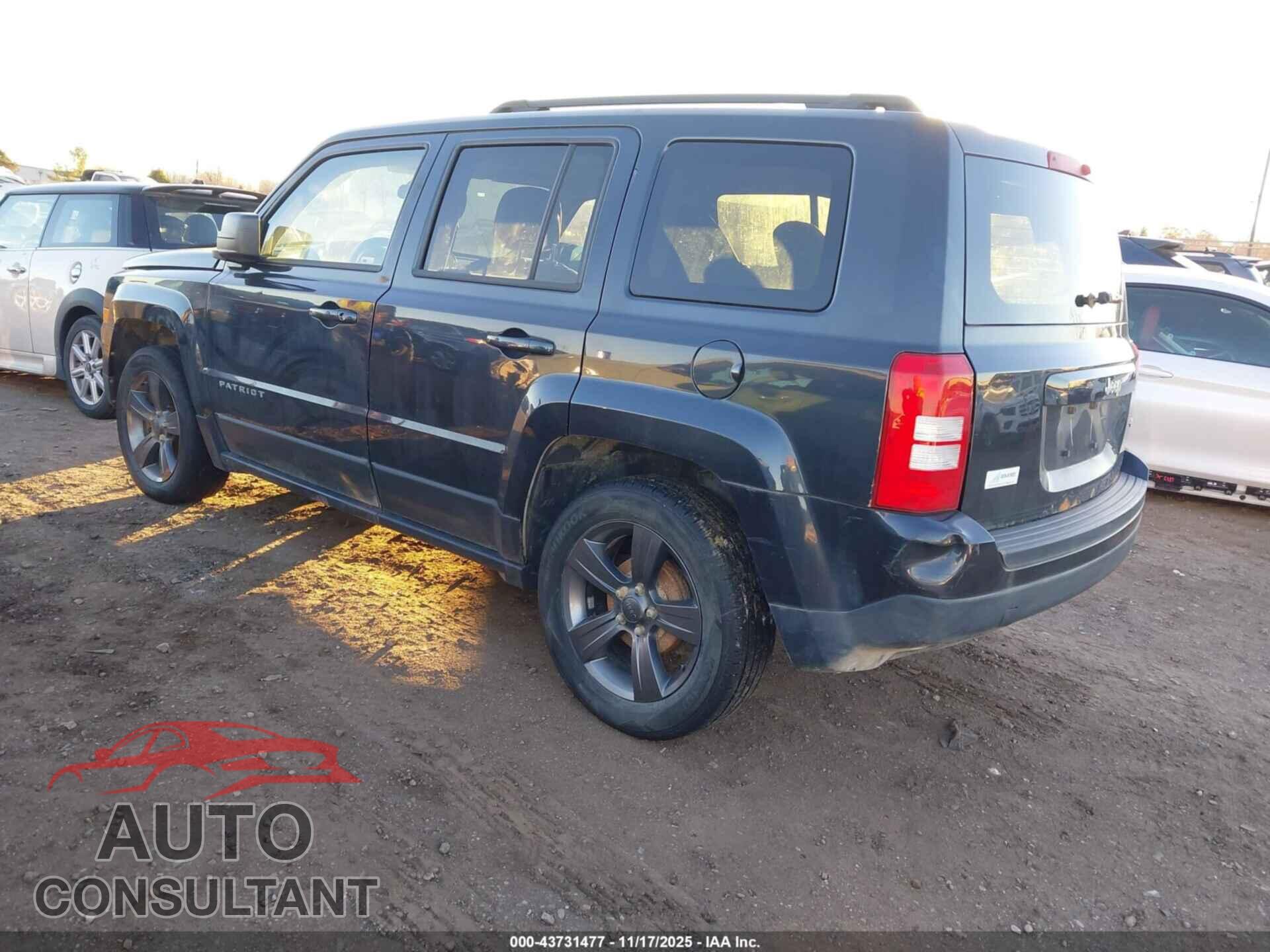 JEEP PATRIOT 2014 - 1C4NJPFA3ED753095