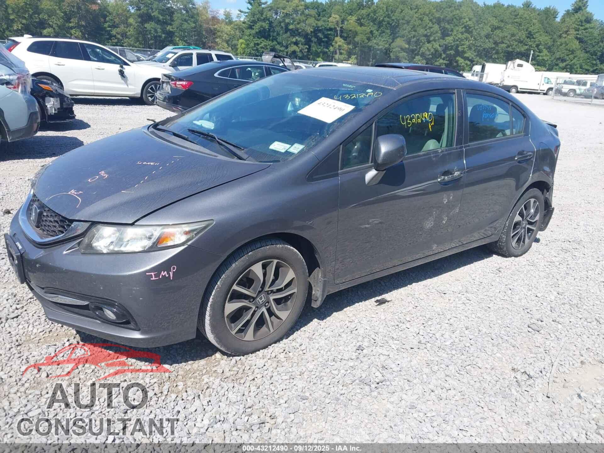 HONDA CIVIC 2013 - 19XFB2F91DE052014