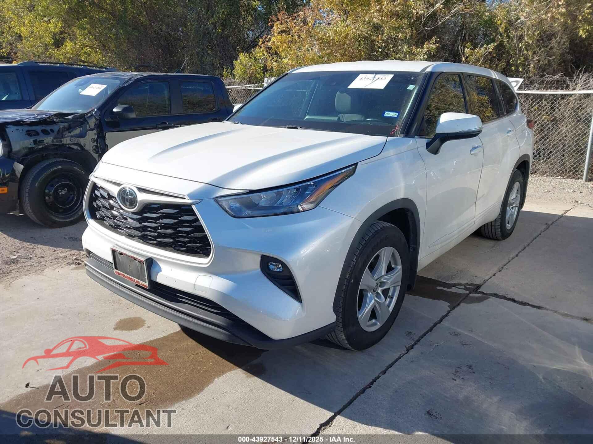 TOYOTA HIGHLANDER 2020 - 5TDBZRBH5LS519715