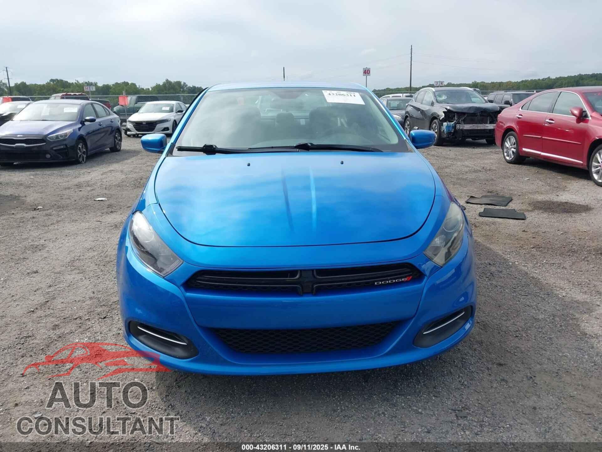 DODGE DART 2015 - 1C3CDFBB7FD173944