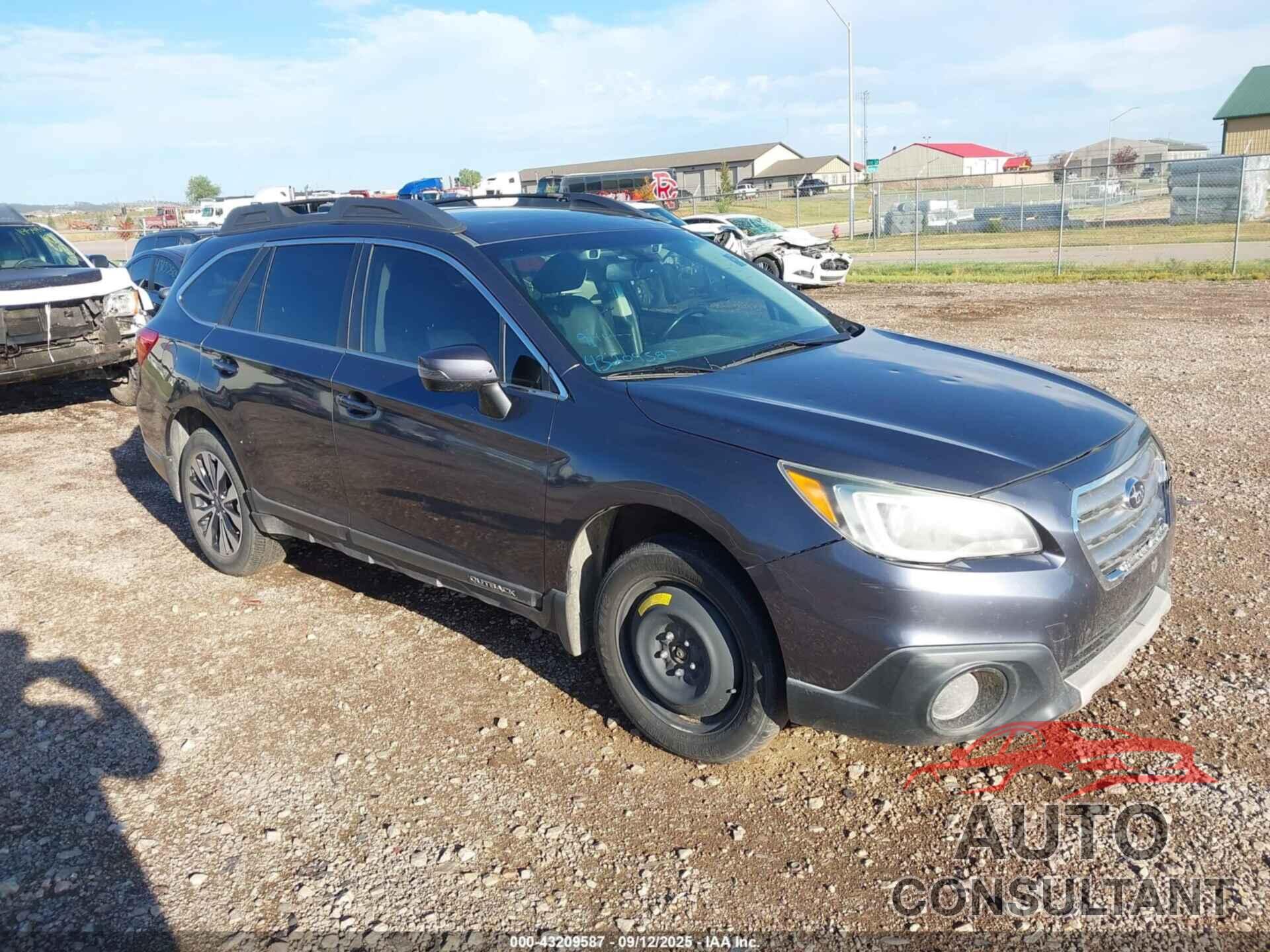 SUBARU OUTBACK 2016 - 4S4BSBNC9G3242730