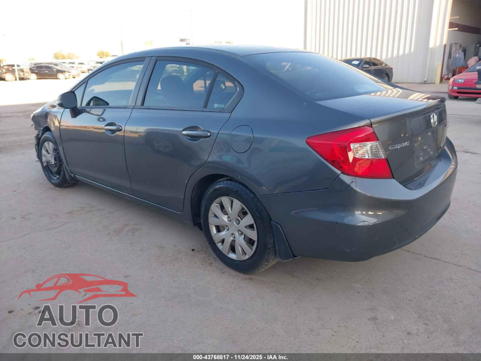 HONDA CIVIC 2012 - 19XFB2F56CE021417