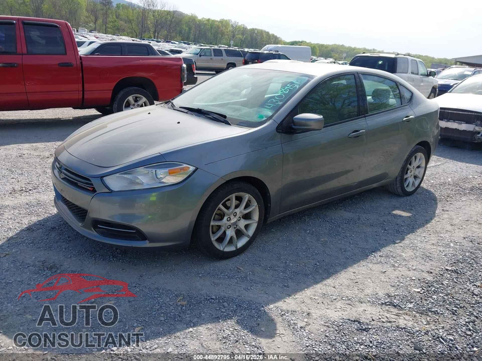 DODGE DART 2013 - 1C3CDFBA3DD708126