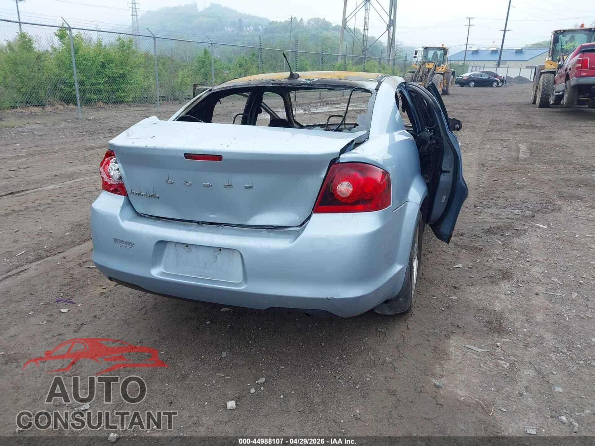 DODGE AVENGER 2013 - 1C3CDZAB8DN710640
