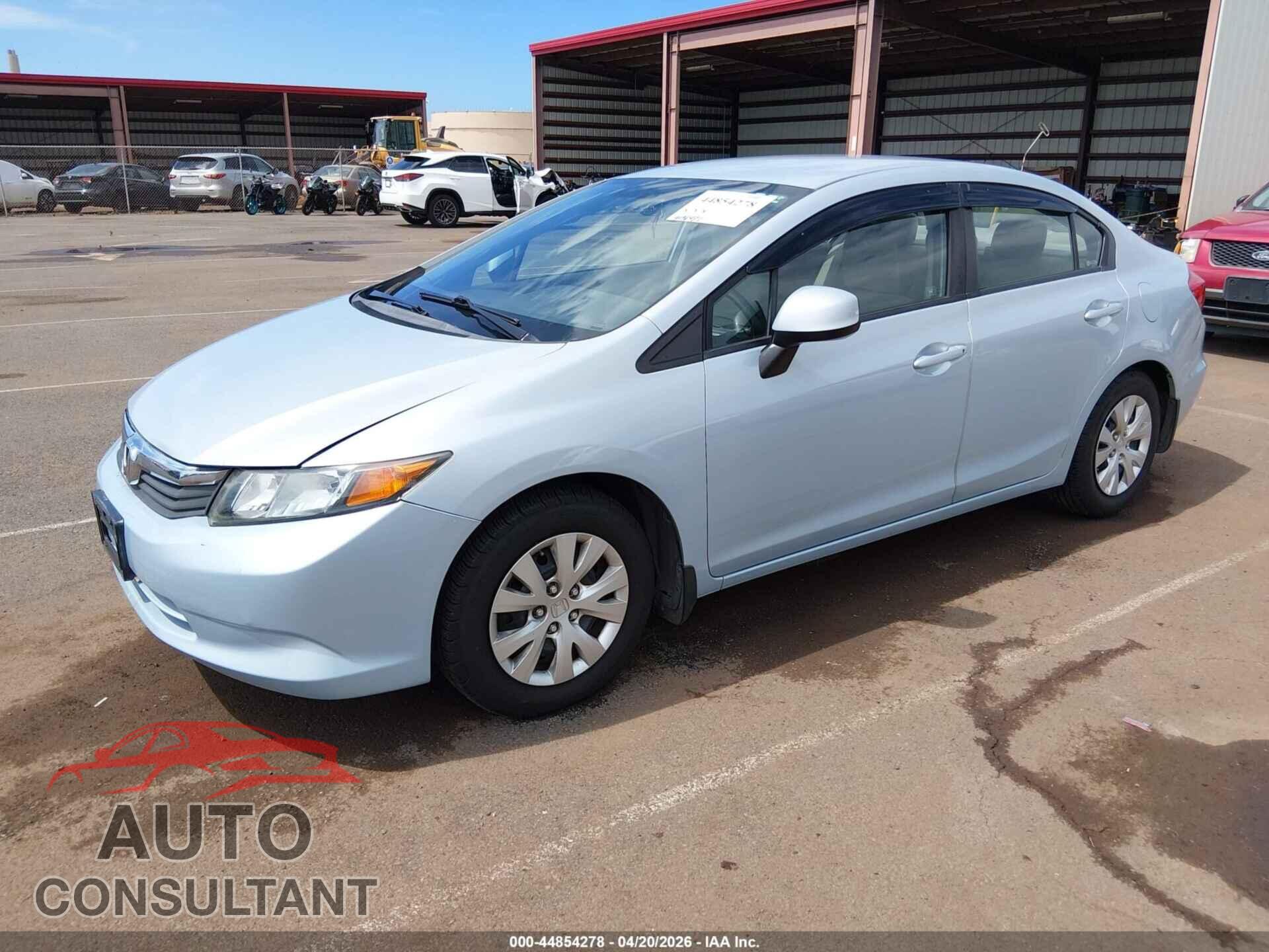 HONDA CIVIC 2012 - 2HGFB2F5XCH585576