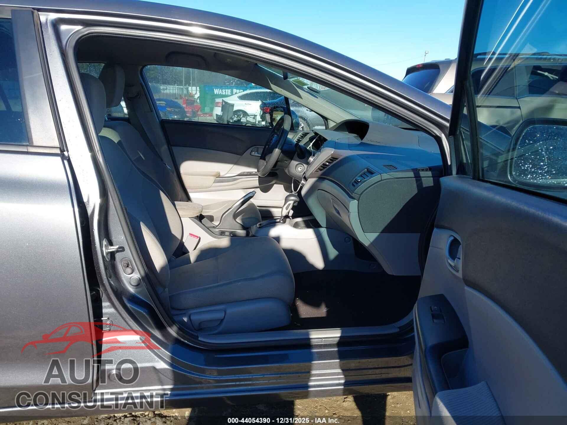 HONDA CIVIC 2012 - 19XFB2F57CE098376