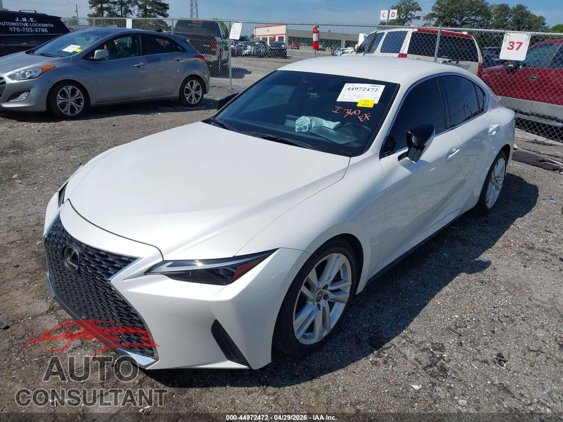 LEXUS IS 300 2021 - JTHAA1D2XM5116431