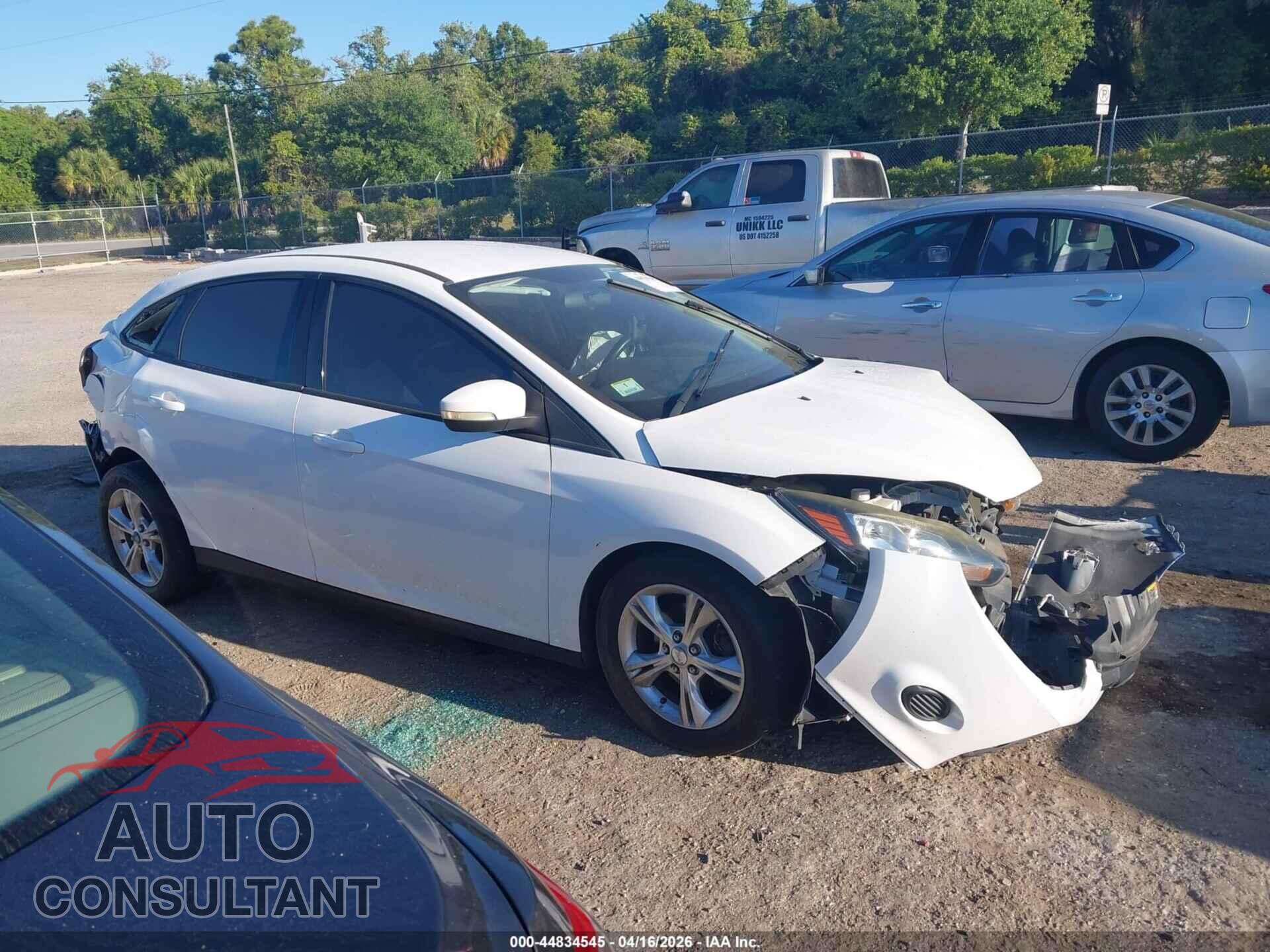 FORD FOCUS 2013 - 1FADP3F22DL193110