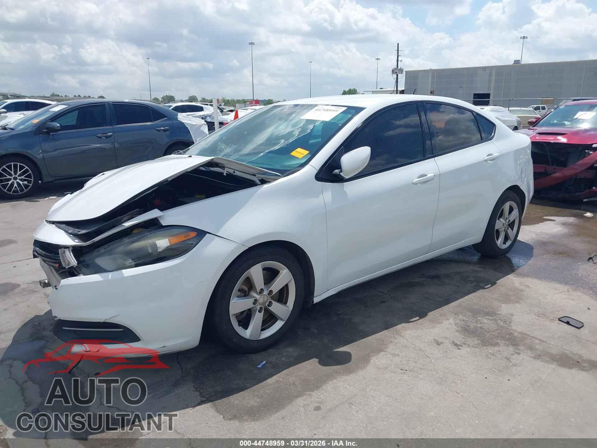 DODGE DART 2015 - 1C3CDFBB6FD286249
