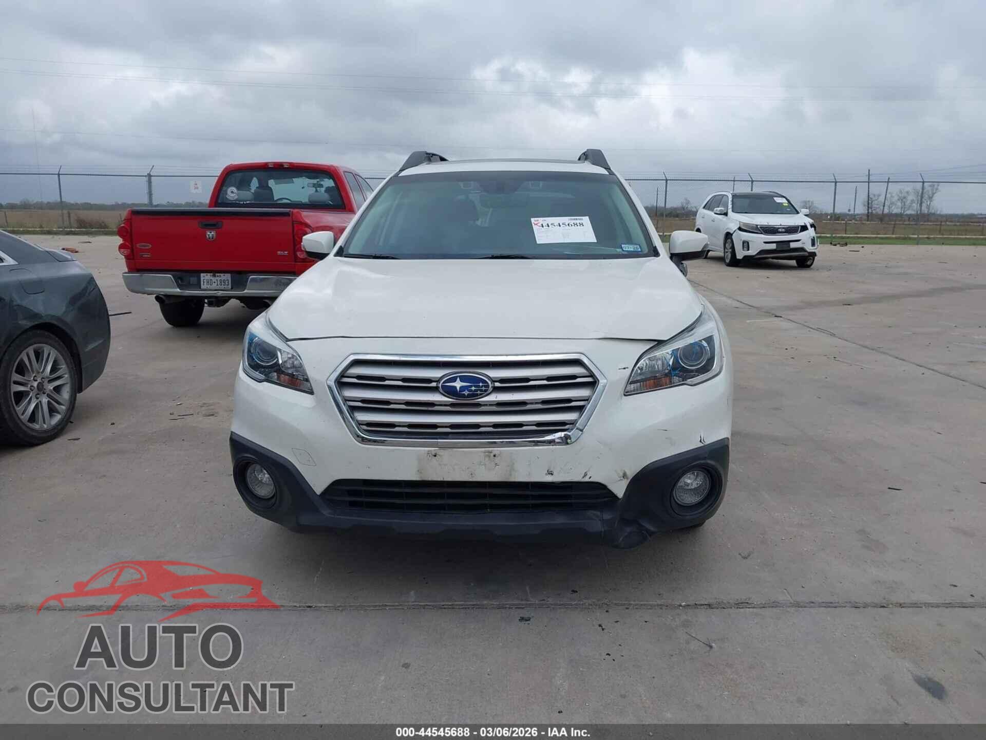 SUBARU OUTBACK 2017 - 4S4BSAHC9H3342155