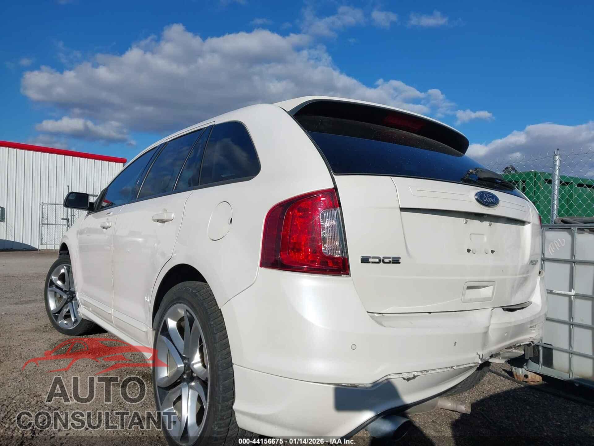 FORD EDGE 2013 - 2FMDK3AK2DBC37523