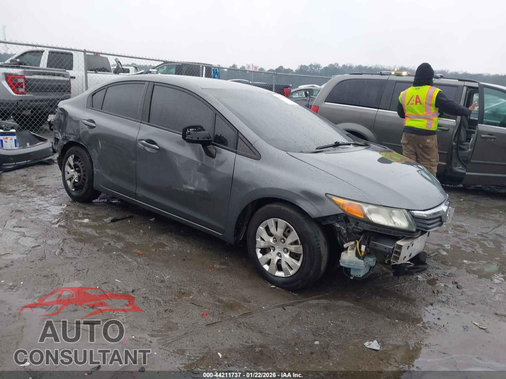 HONDA CIVIC 2012 - 19XFB2F56CE093041