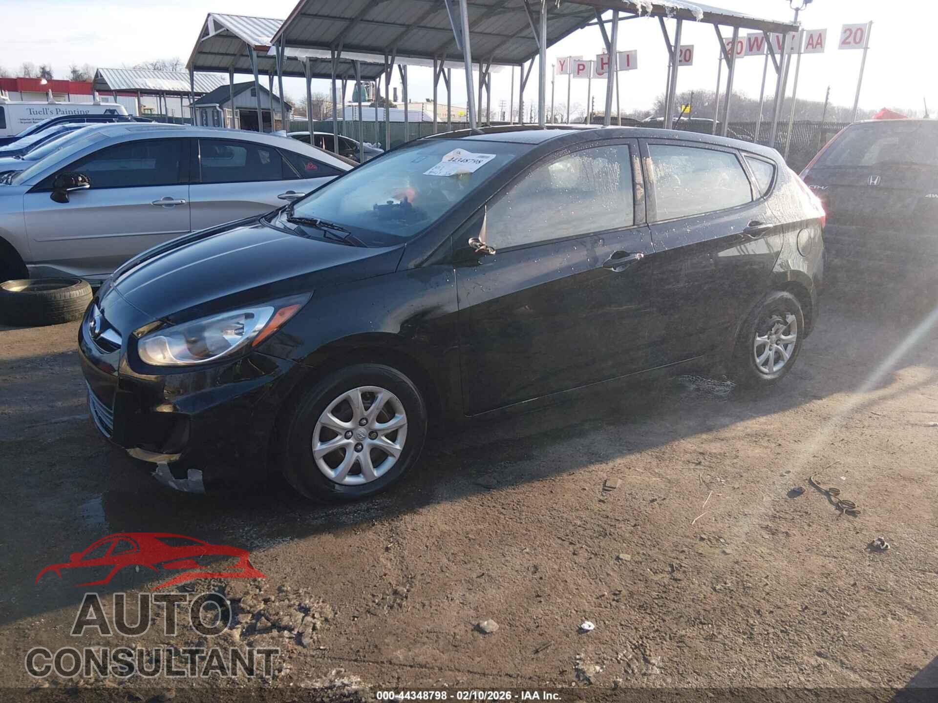 HYUNDAI ACCENT 2012 - KMHCT5AE5CU049716