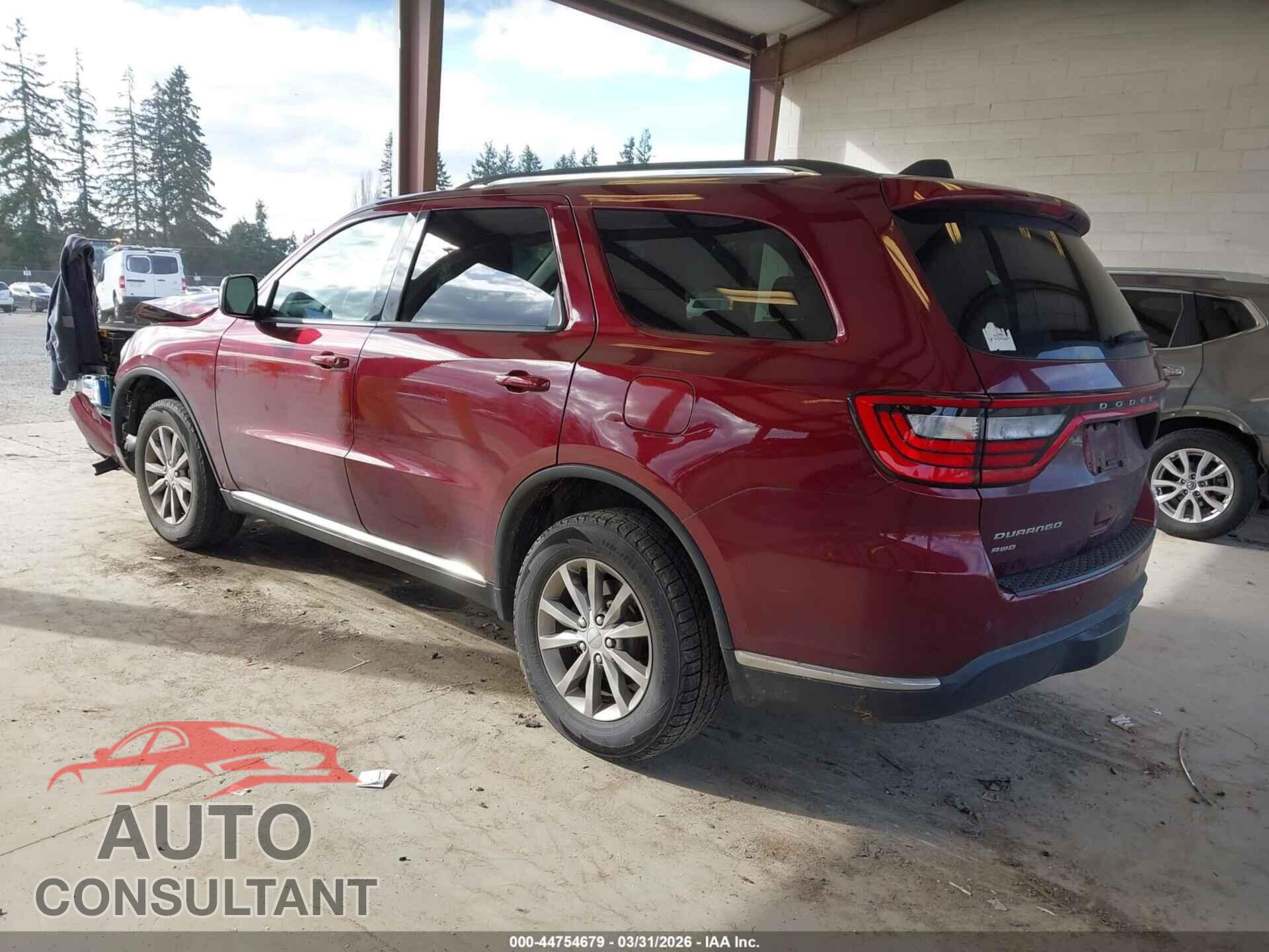 DODGE DURANGO 2017 - 1C4RDJAG5HC709949