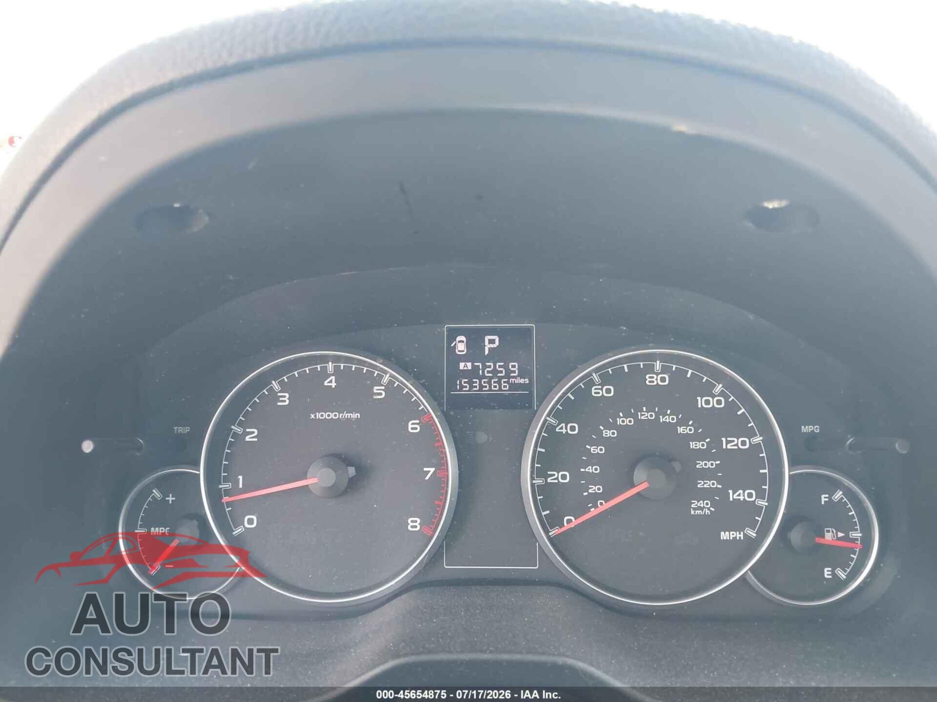 SUBARU OUTBACK 2013 - 4S4BRBCC9D3201668