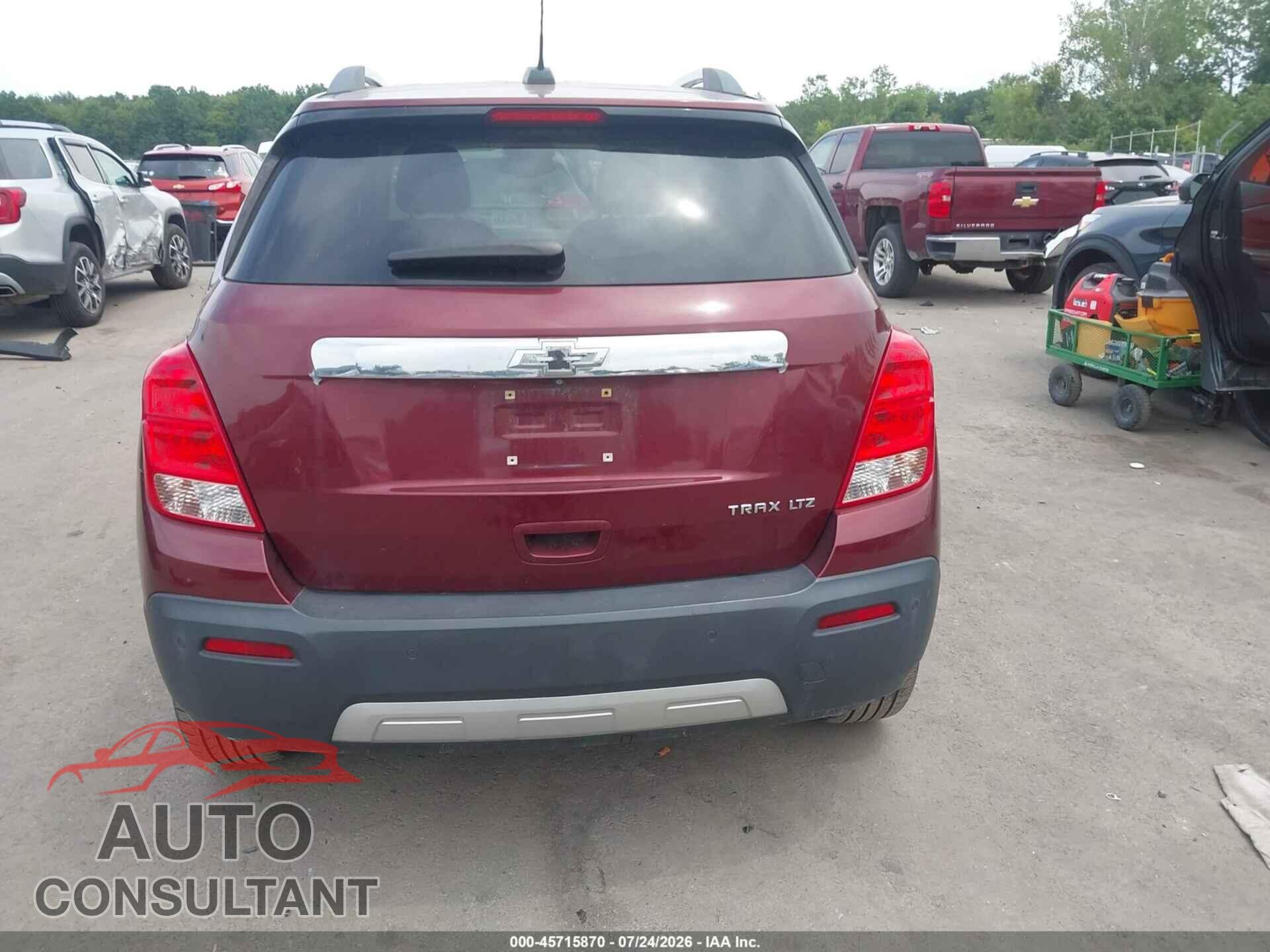 CHEVROLET TRAX 2016 - 3GNCJMSB7GL166360