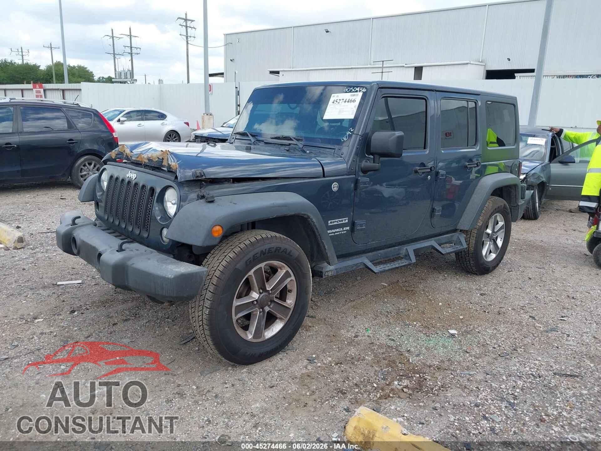 JEEP WRANGLER UNLIMITED 2017 - 1C4BJWDG8HL584092