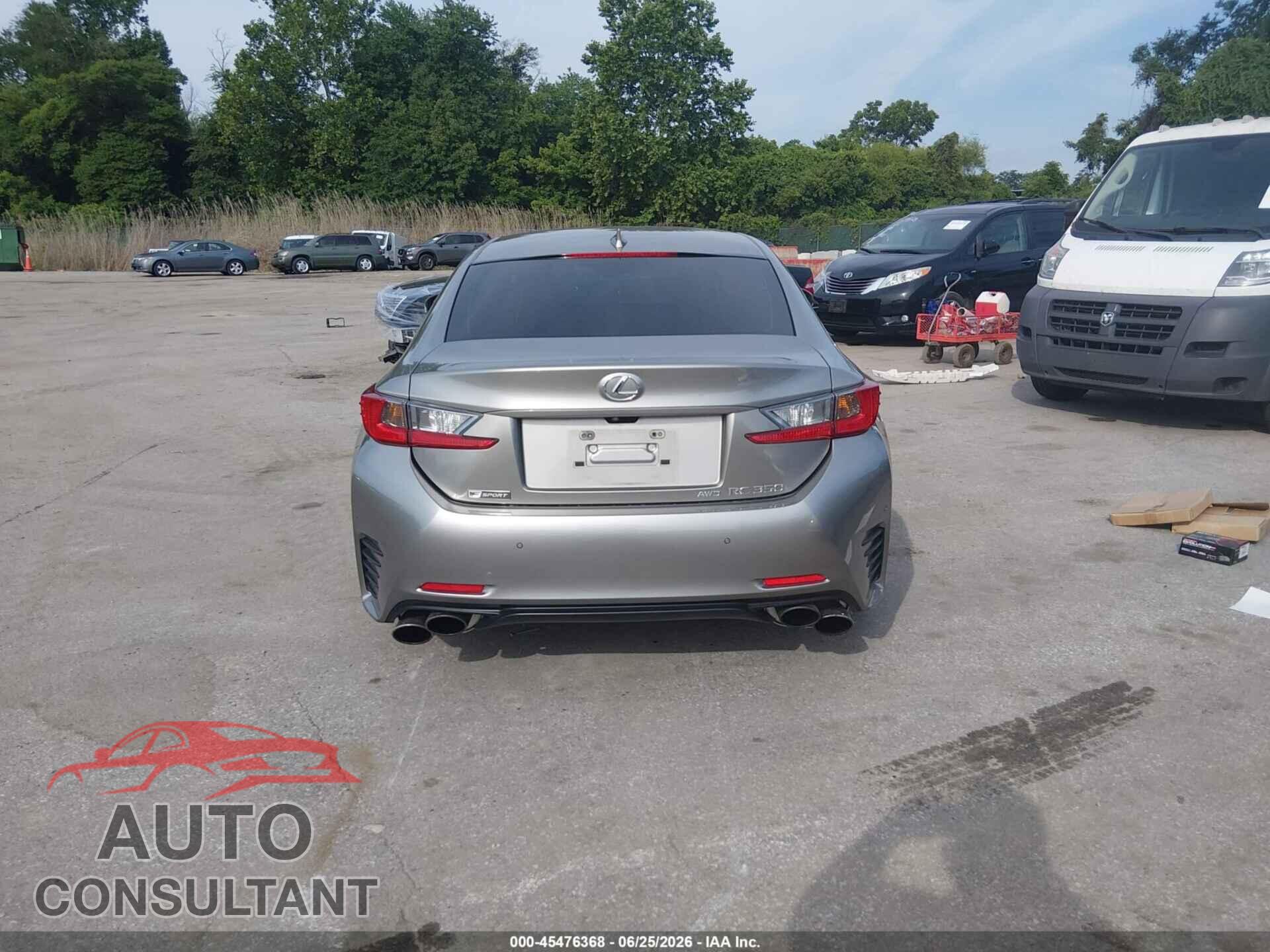 LEXUS RC 350 2015 - JTHSE5BC0F5003053