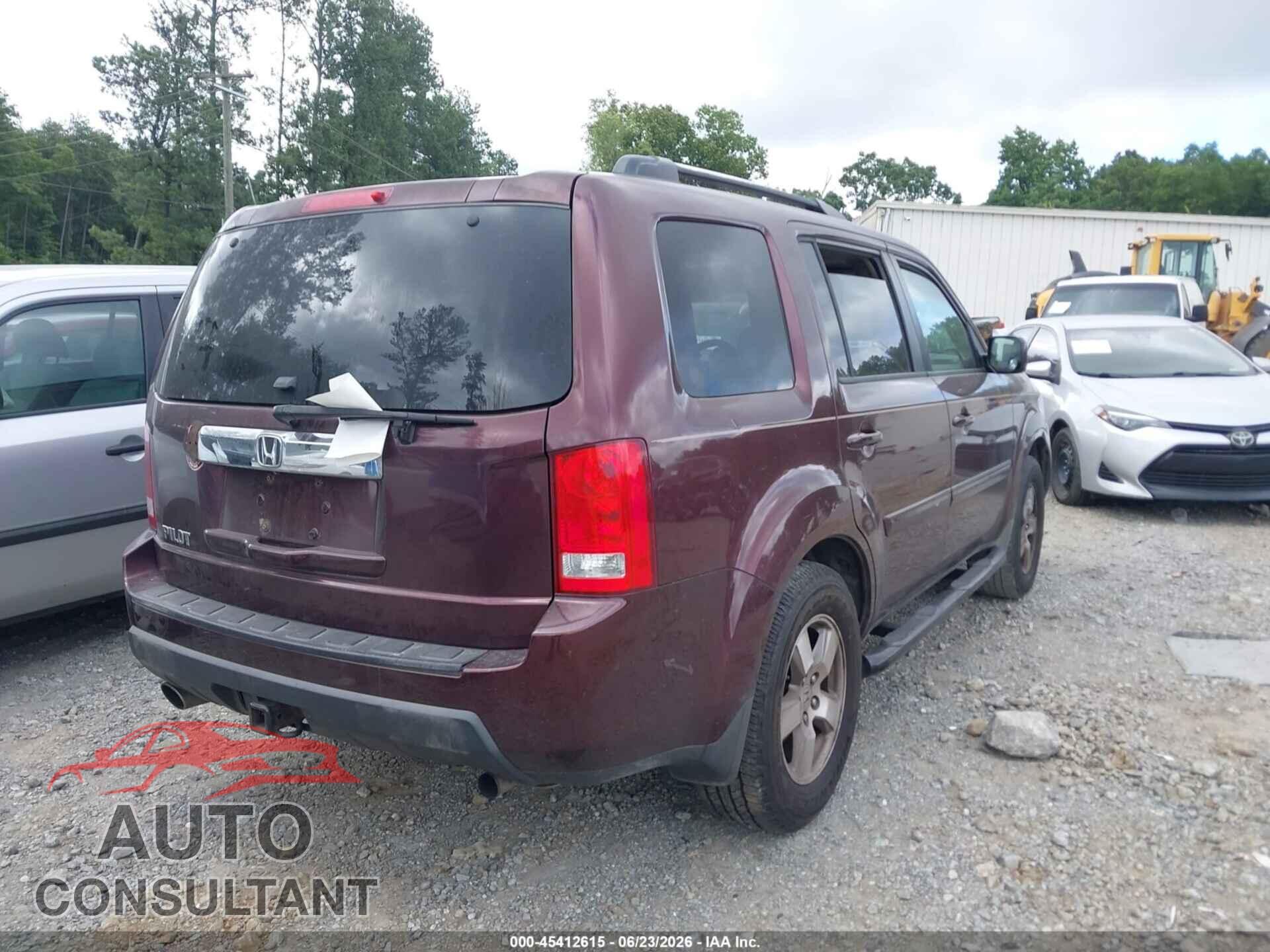 HONDA PILOT 2009 - 5FNYF385X9B000945