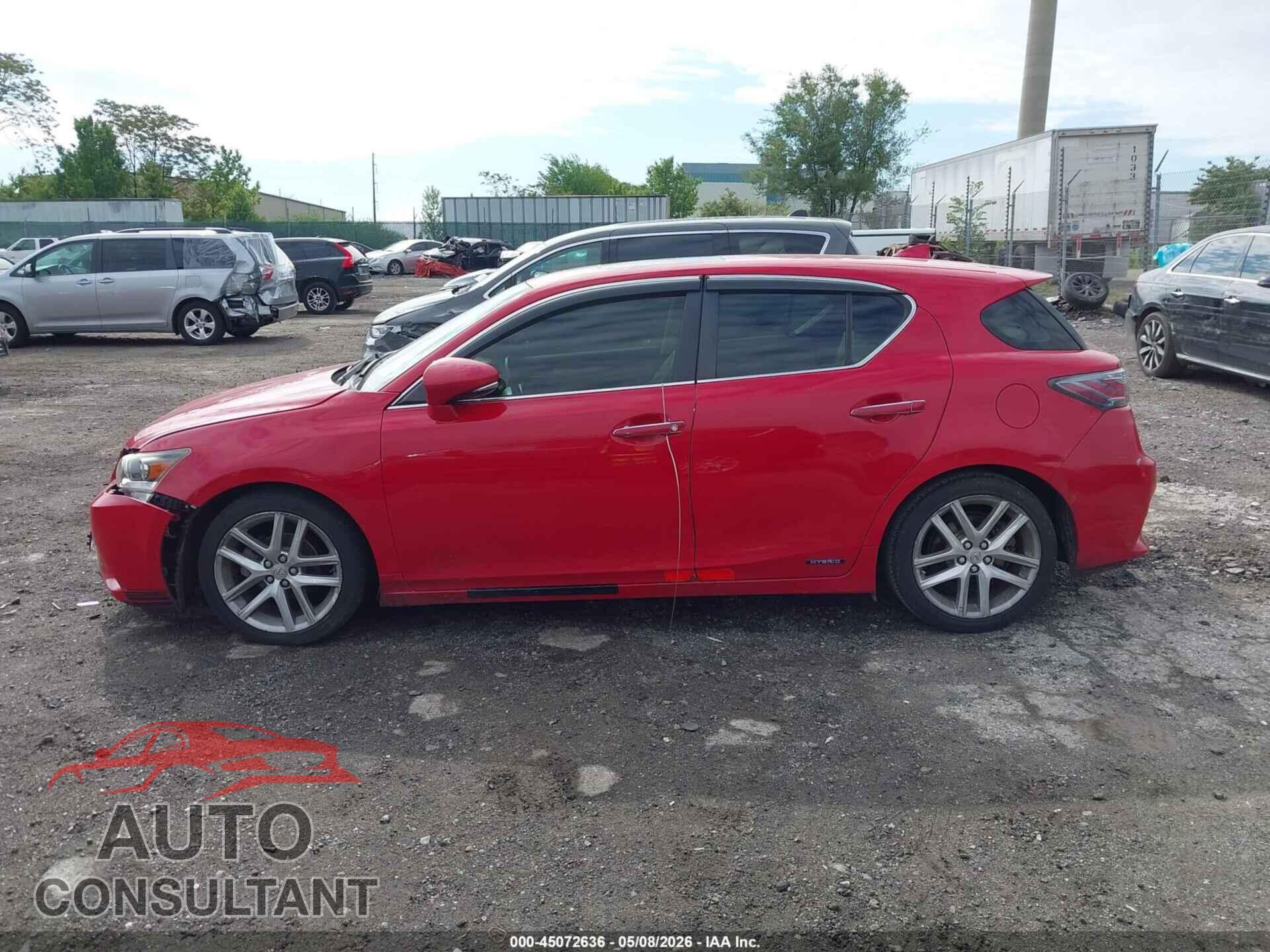 LEXUS CT 200H 2014 - JTHKD5BH4E2194331
