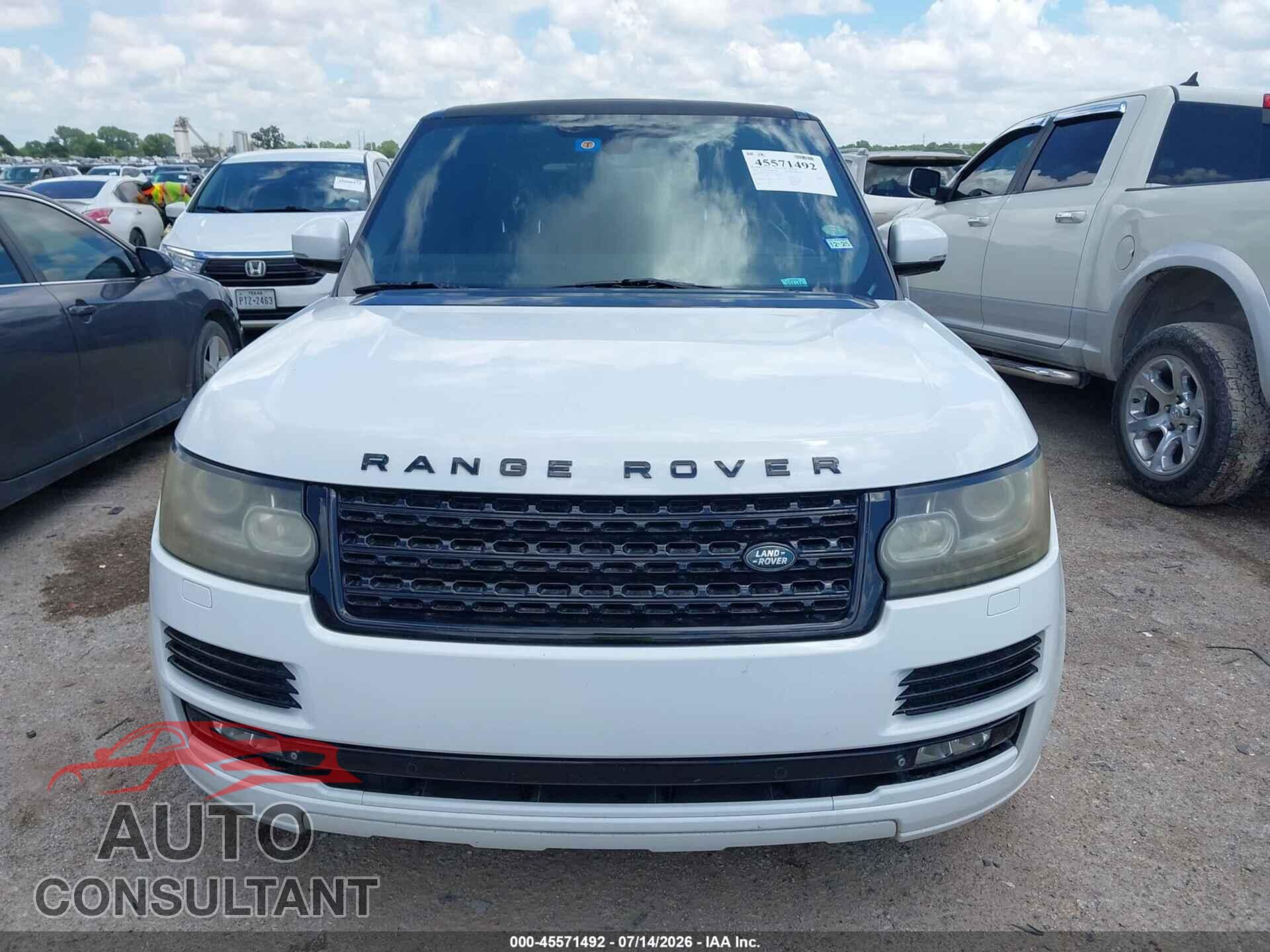LAND ROVER RANGE ROVER 2014 - SALGS2WF3EA157953