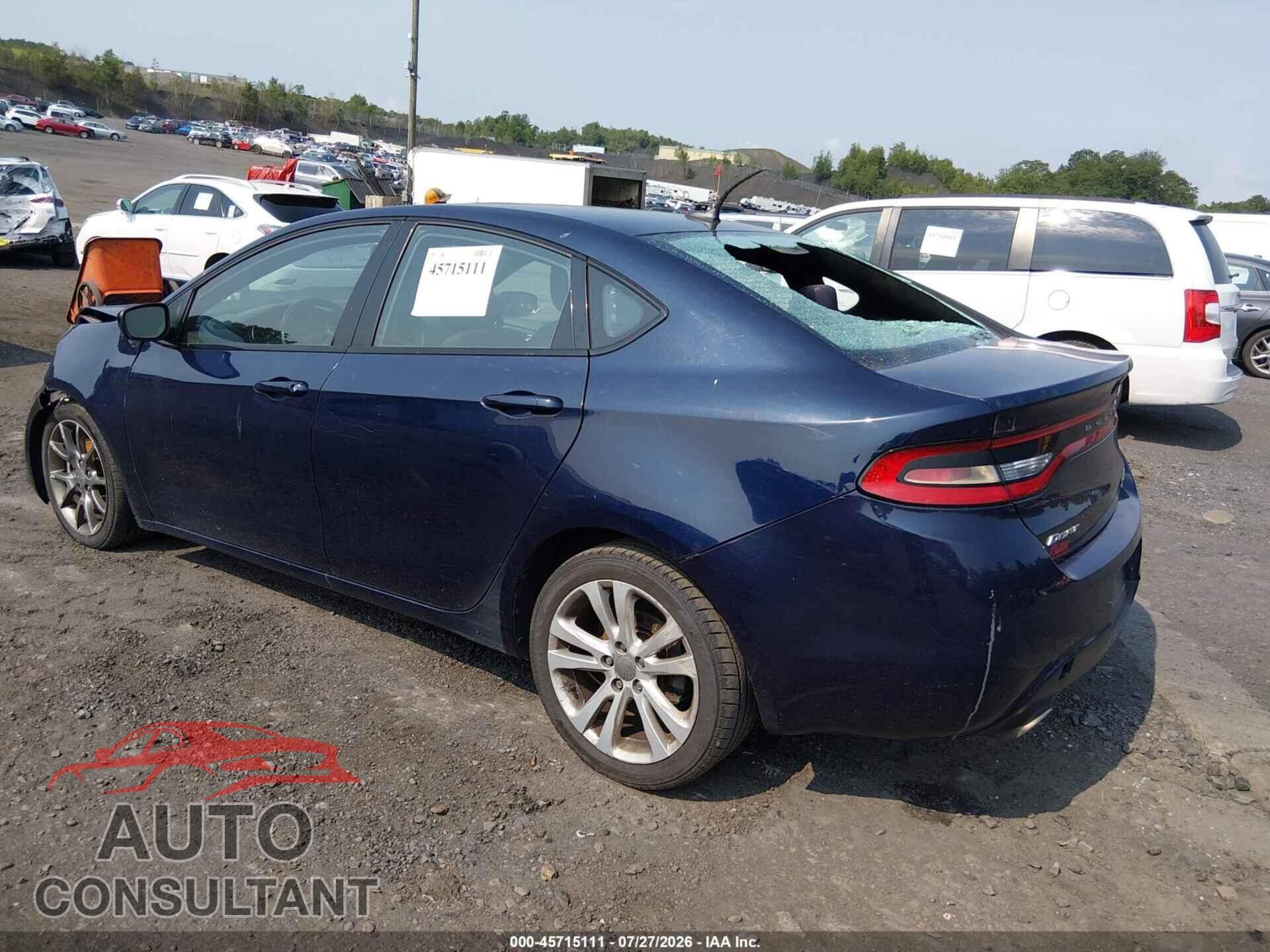 DODGE DART 2014 - 1C3CDFBB6ED926667