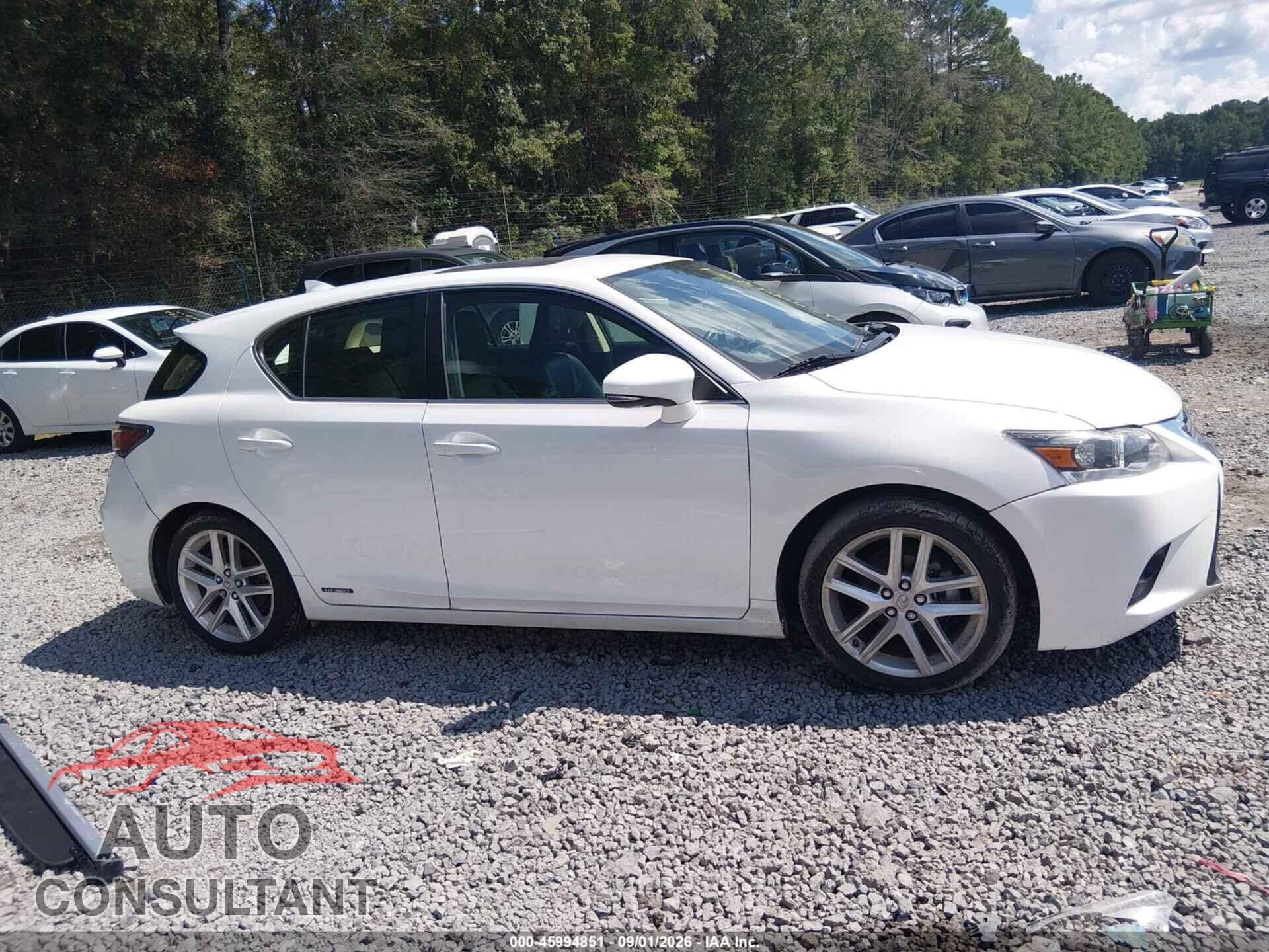LEXUS CT 200H 2014 - JTHKD5BH4E2181868