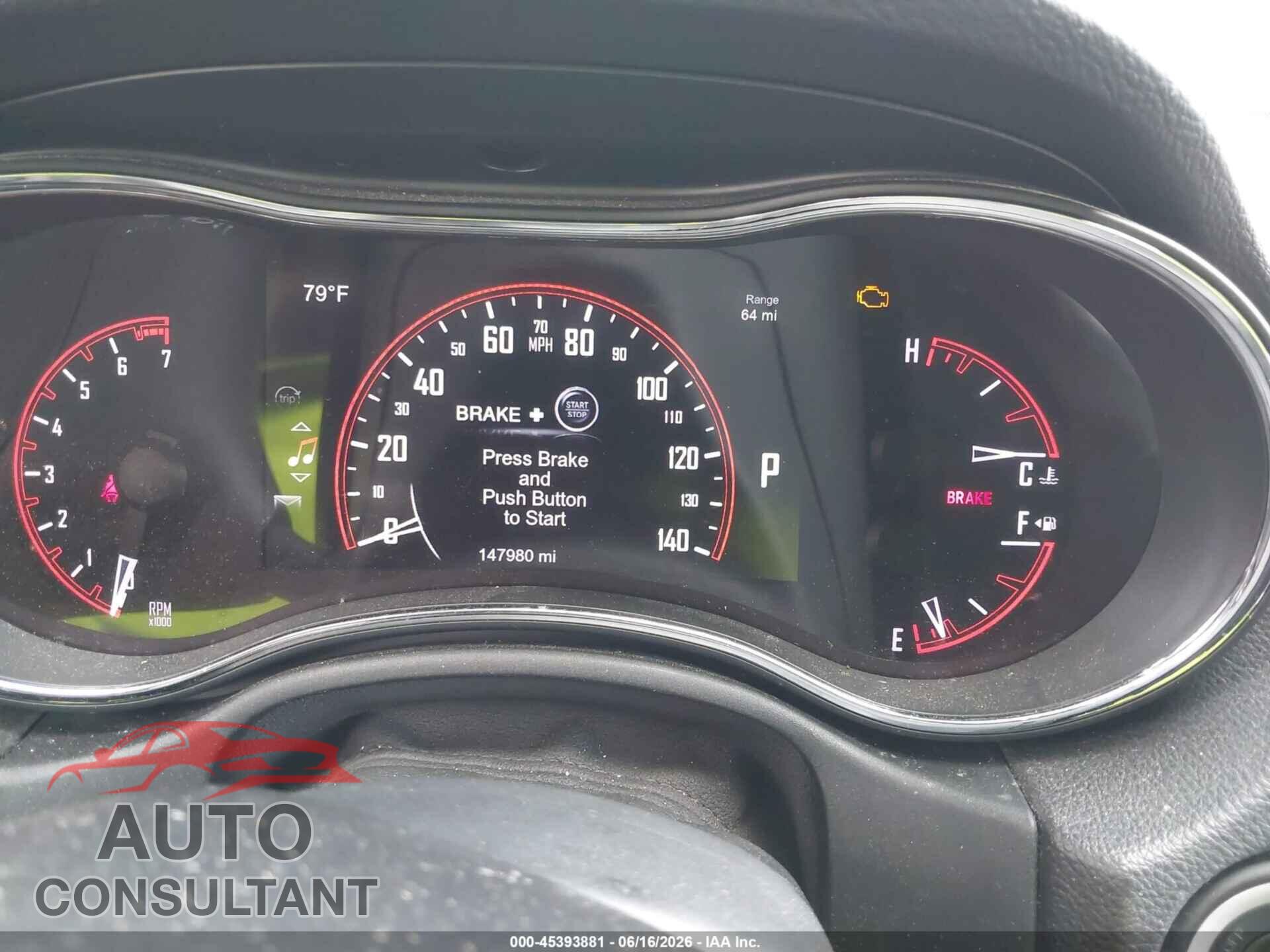 DODGE DURANGO 2014 - 1C4RDHDG9EC374405