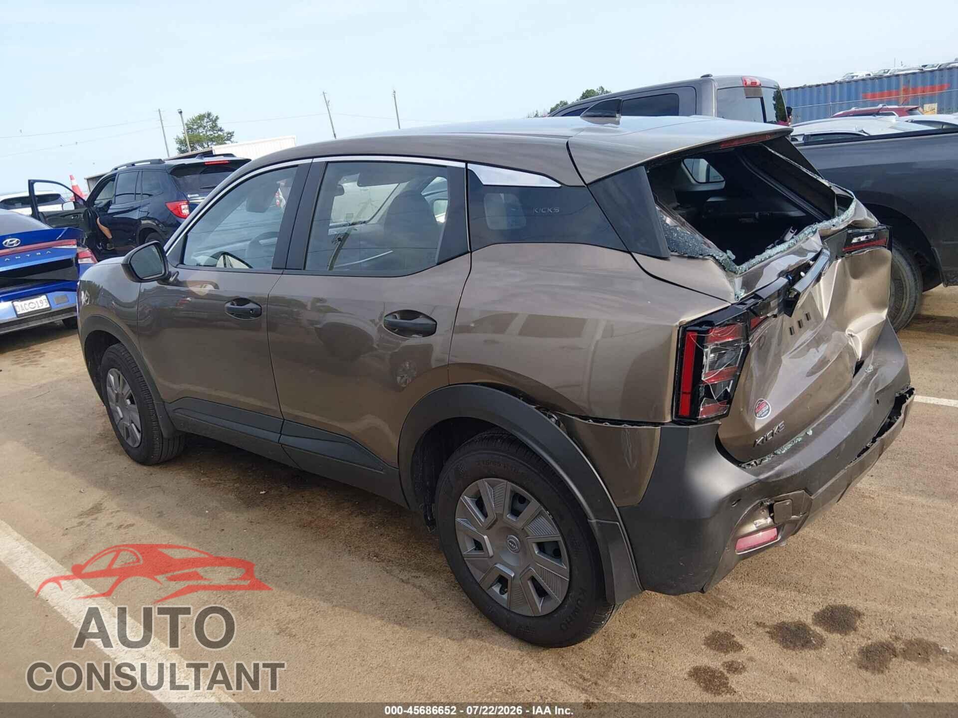 NISSAN KICKS 2026 - 3N8AP6BE2TL347322