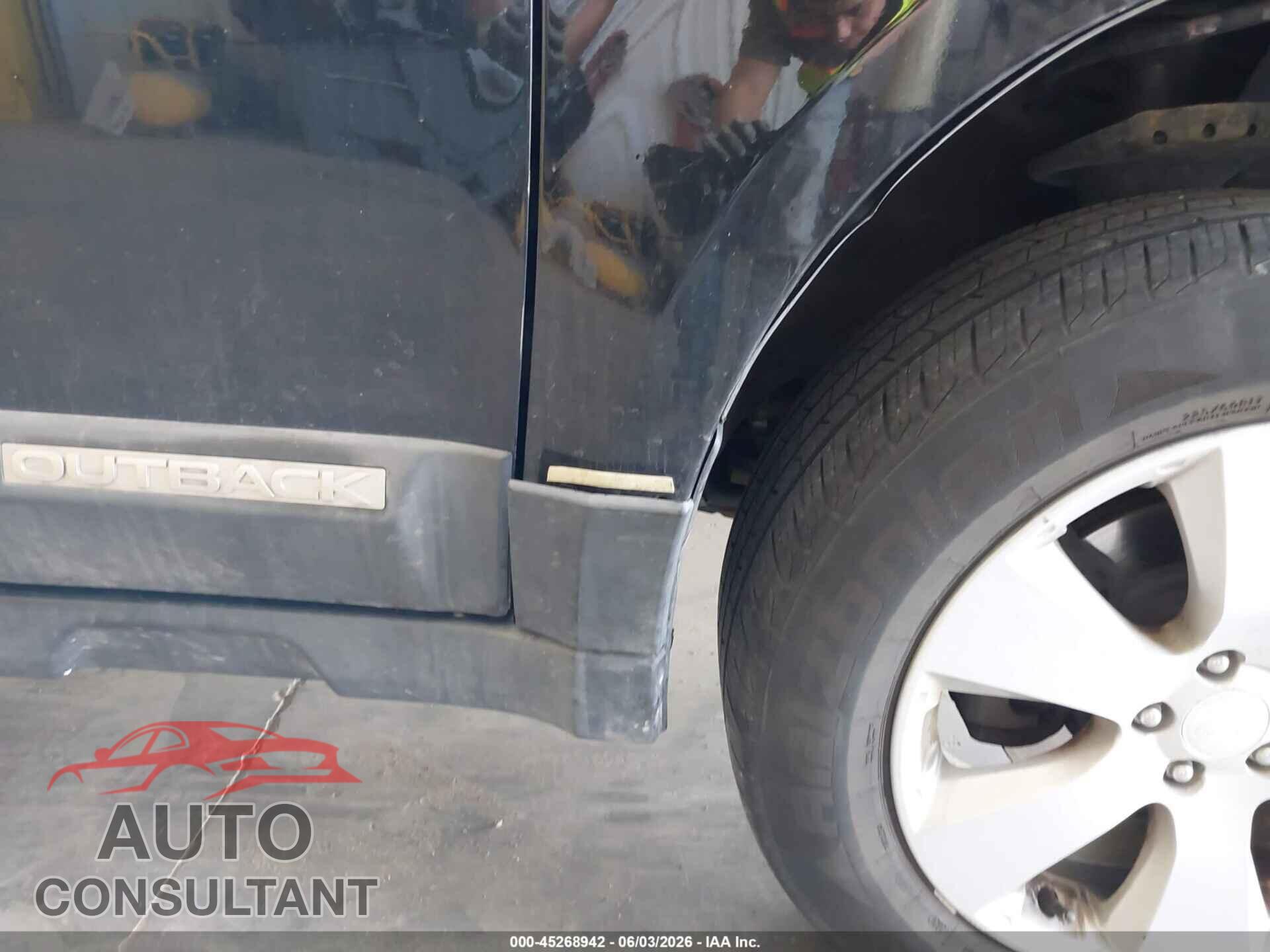 SUBARU OUTBACK 2012 - 4S4BRBCC7C3206480
