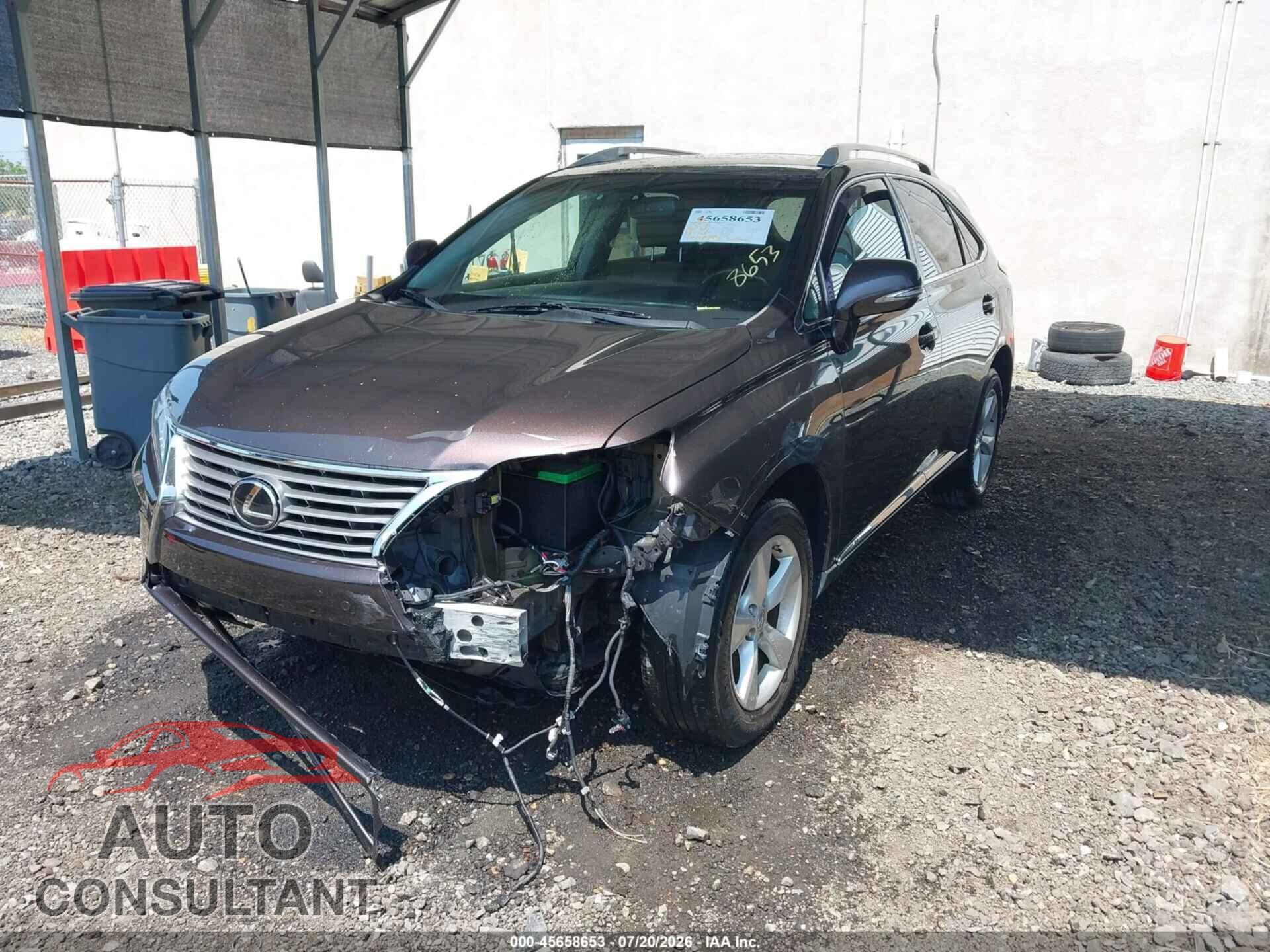 LEXUS RX 350 2013 - 2T2BK1BA5DC207876