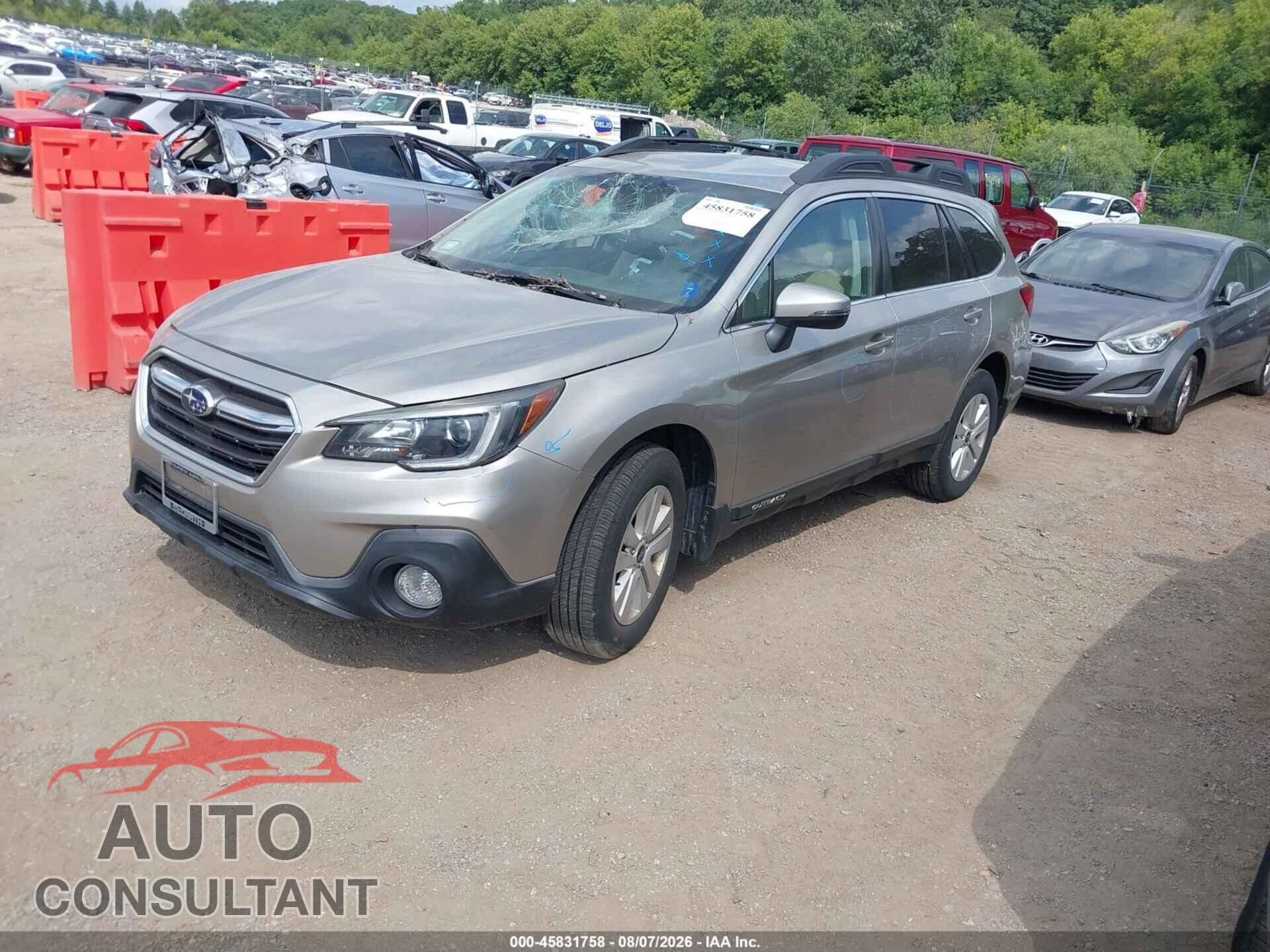 SUBARU OUTBACK 2019 - 4S4BSAFC2K3381907