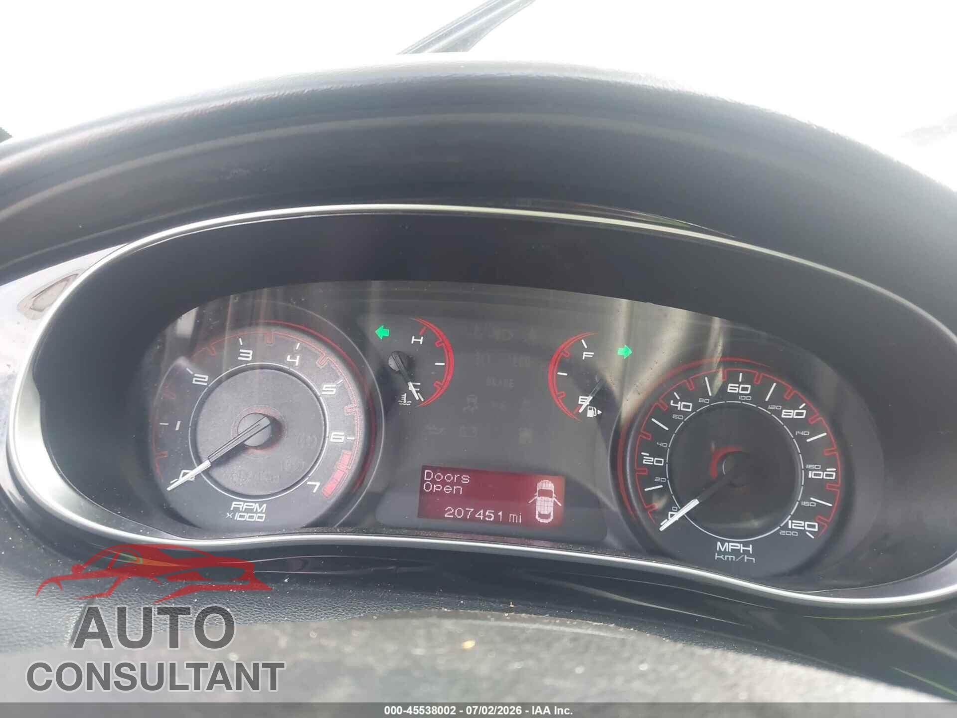 DODGE DART 2013 - 1C3CDFBA2DD122954