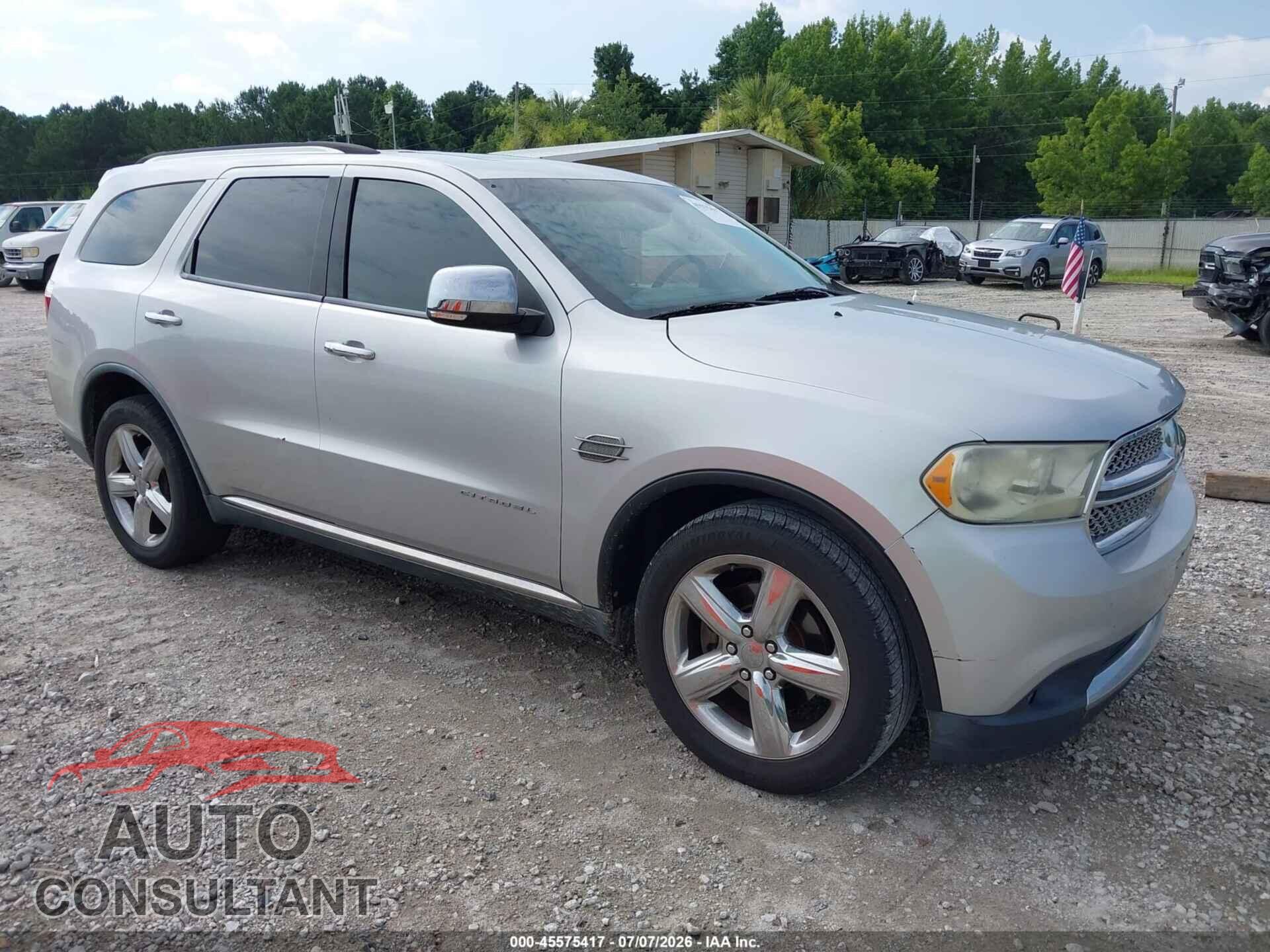 DODGE DURANGO 2011 - 1D4SD5GTXBC592666