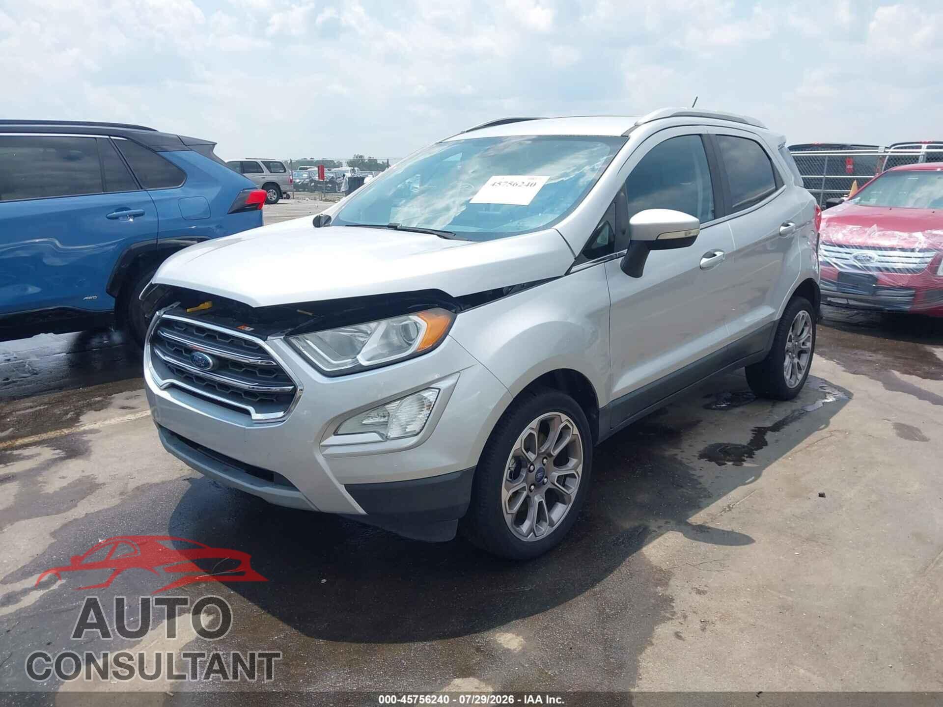 FORD ECOSPORT 2020 - MAJ6S3KL8LC334864