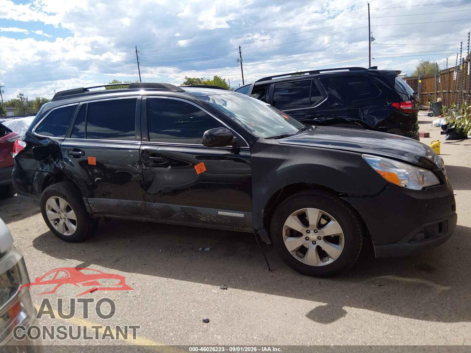 SUBARU OUTBACK 2011 - 4S4BRBKC7B3333858