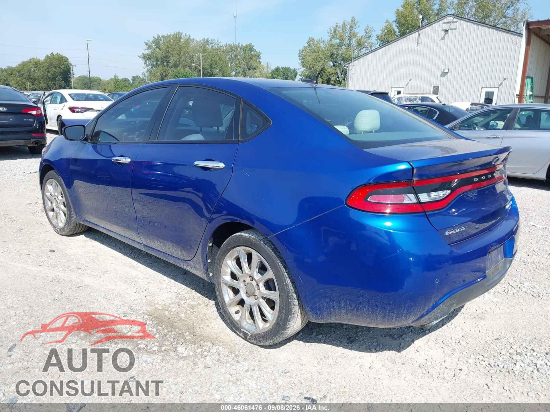 DODGE DART 2013 - 1C3CDFCH3DD178574