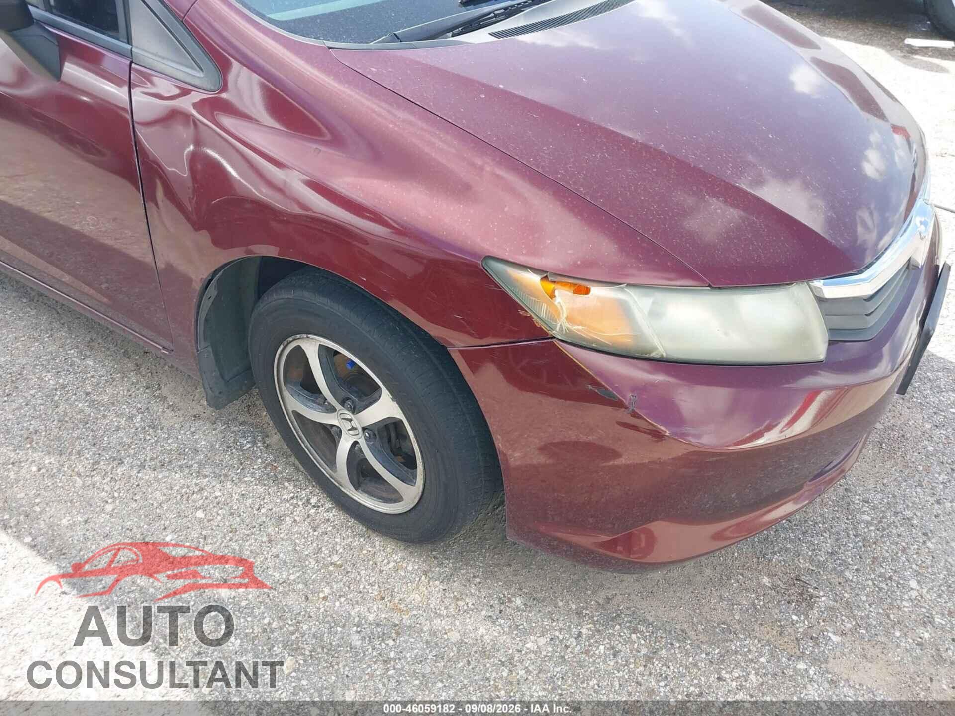 HONDA CIVIC 2012 - 2HGFB2F52CH544973