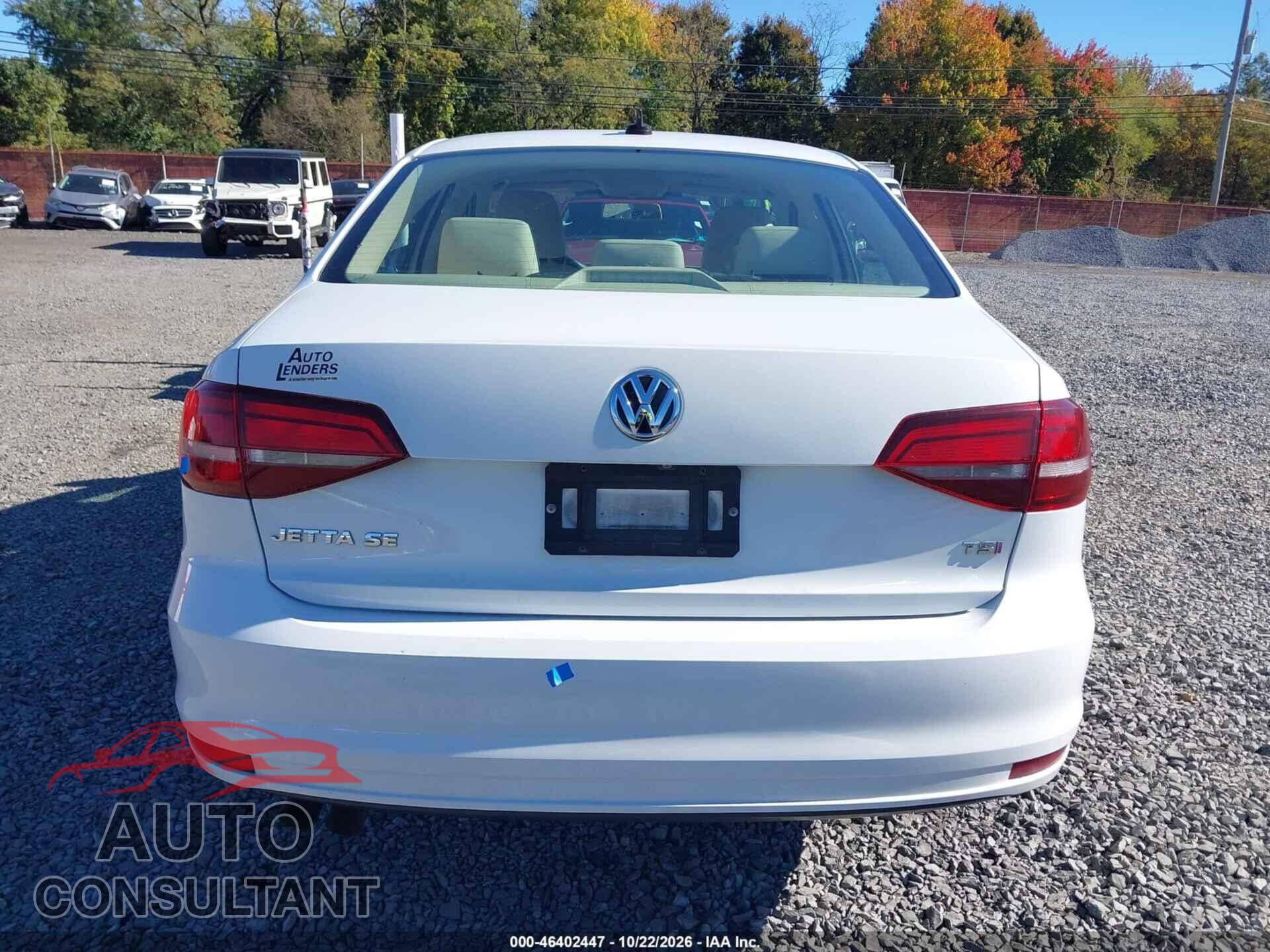 VOLKSWAGEN JETTA 2017 - 3VWDB7AJ2HM318607