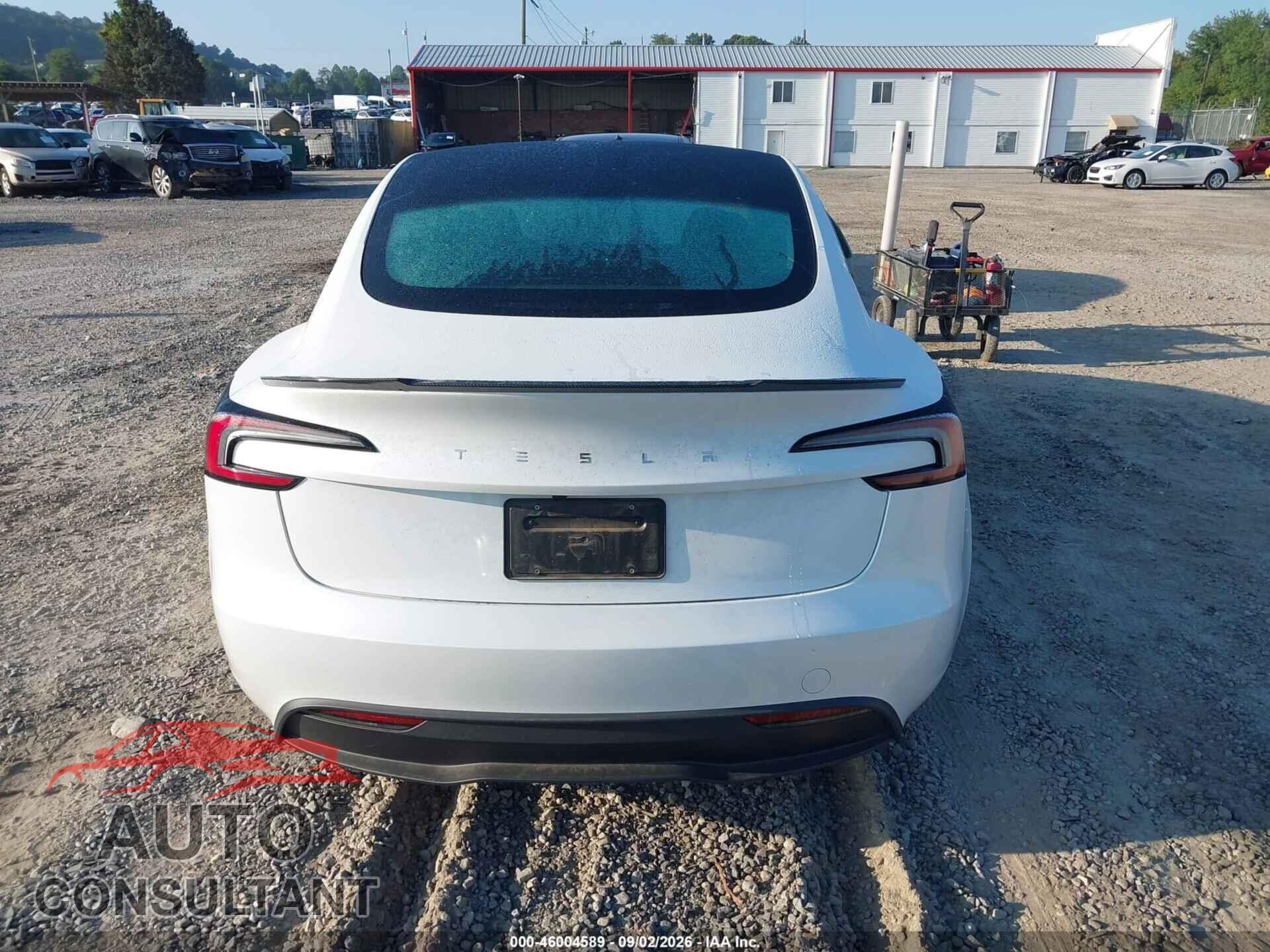 TESLA MODEL 3 2025 - 5YJ3E1EA0SF016001