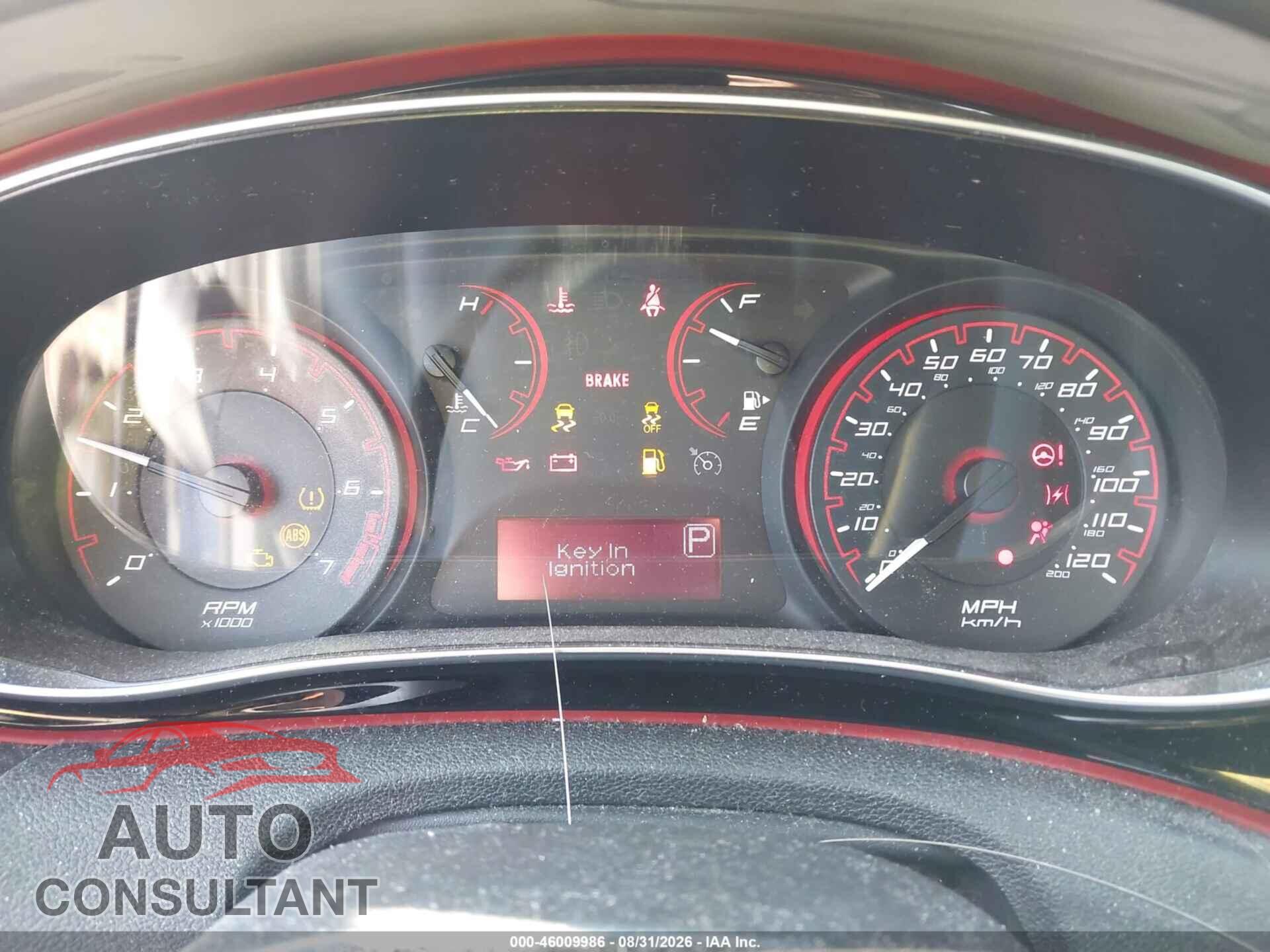 DODGE DART 2015 - 1C3CDFBB6FD309397