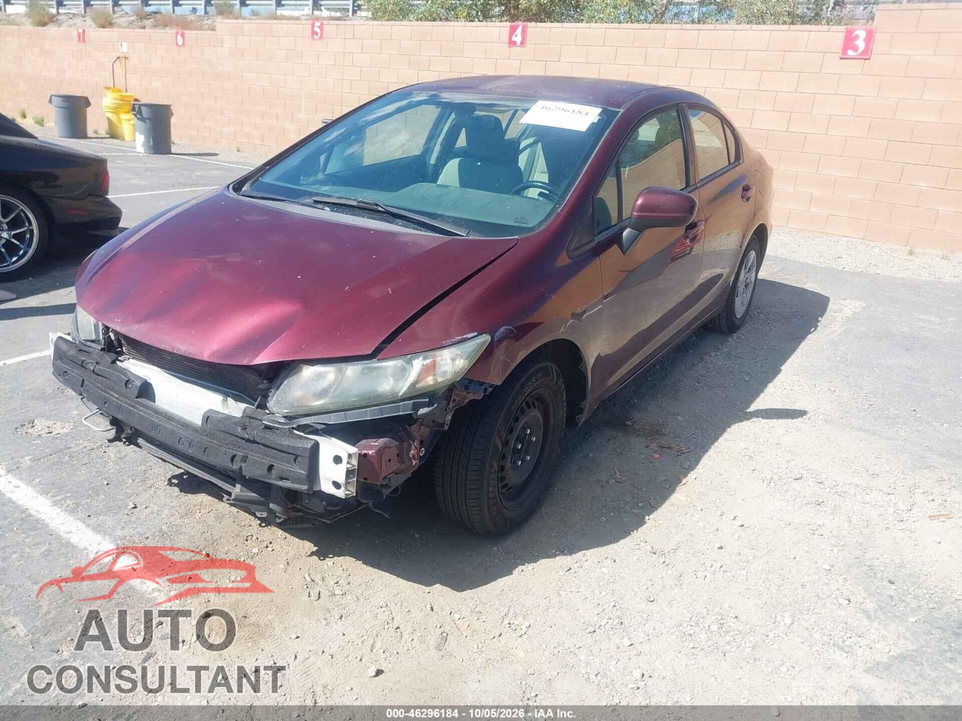 HONDA CIVIC 2014 - 19XFB2F59EE212431