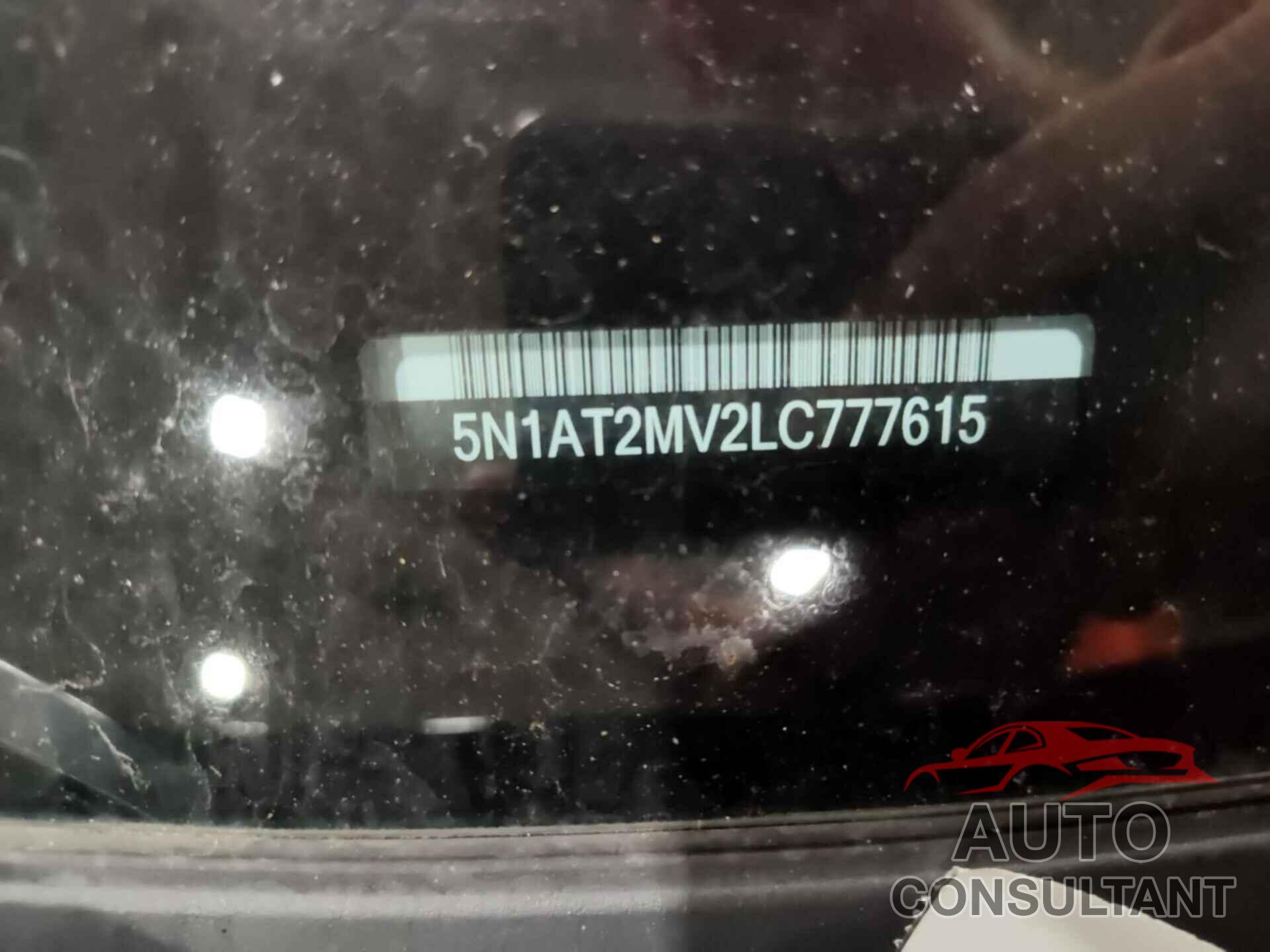 NISSAN ROGUE 2020 - 5N1AT2MV2LC777615