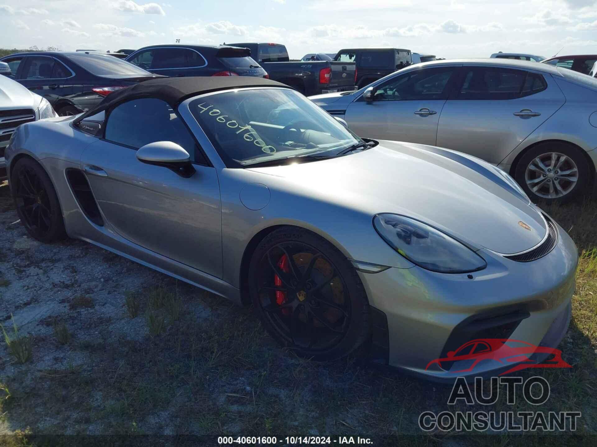 PORSCHE 718 SPYDER 2021 - WP0CC2A86MS240197