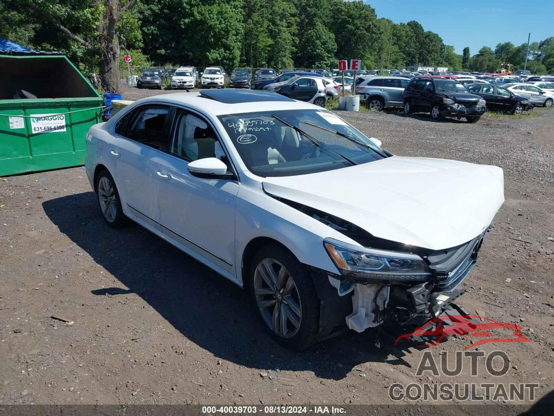 VOLKSWAGEN PASSAT 2017 - 1VWGT7A39HC082664