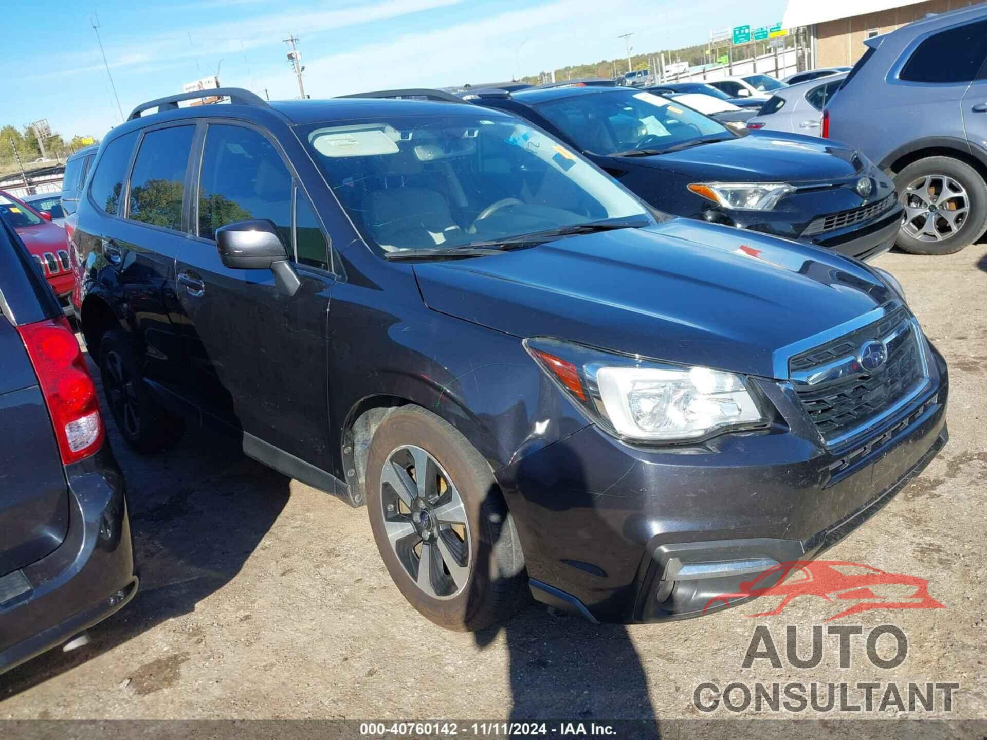 SUBARU FORESTER 2018 - JF2SJAGC6JH560329