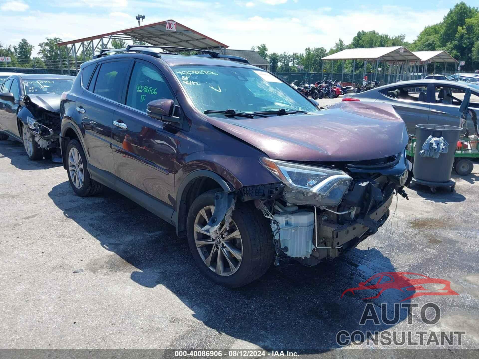 TOYOTA RAV4 2017 - 2T3DFREVXHW595827